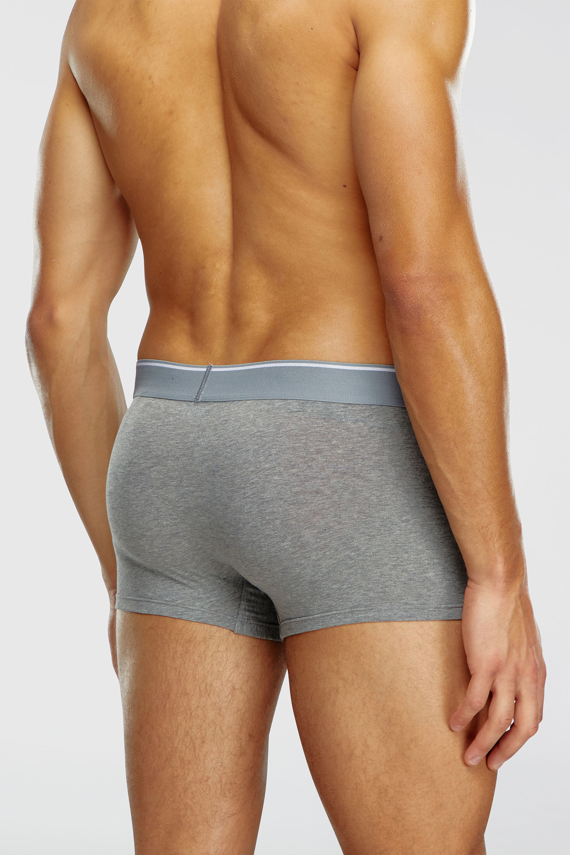 Diesel - UMBX-DAMIENTHREEPACK, Herren Einfarbige Retropants im Dreierpack in Weiss/Grau - 4