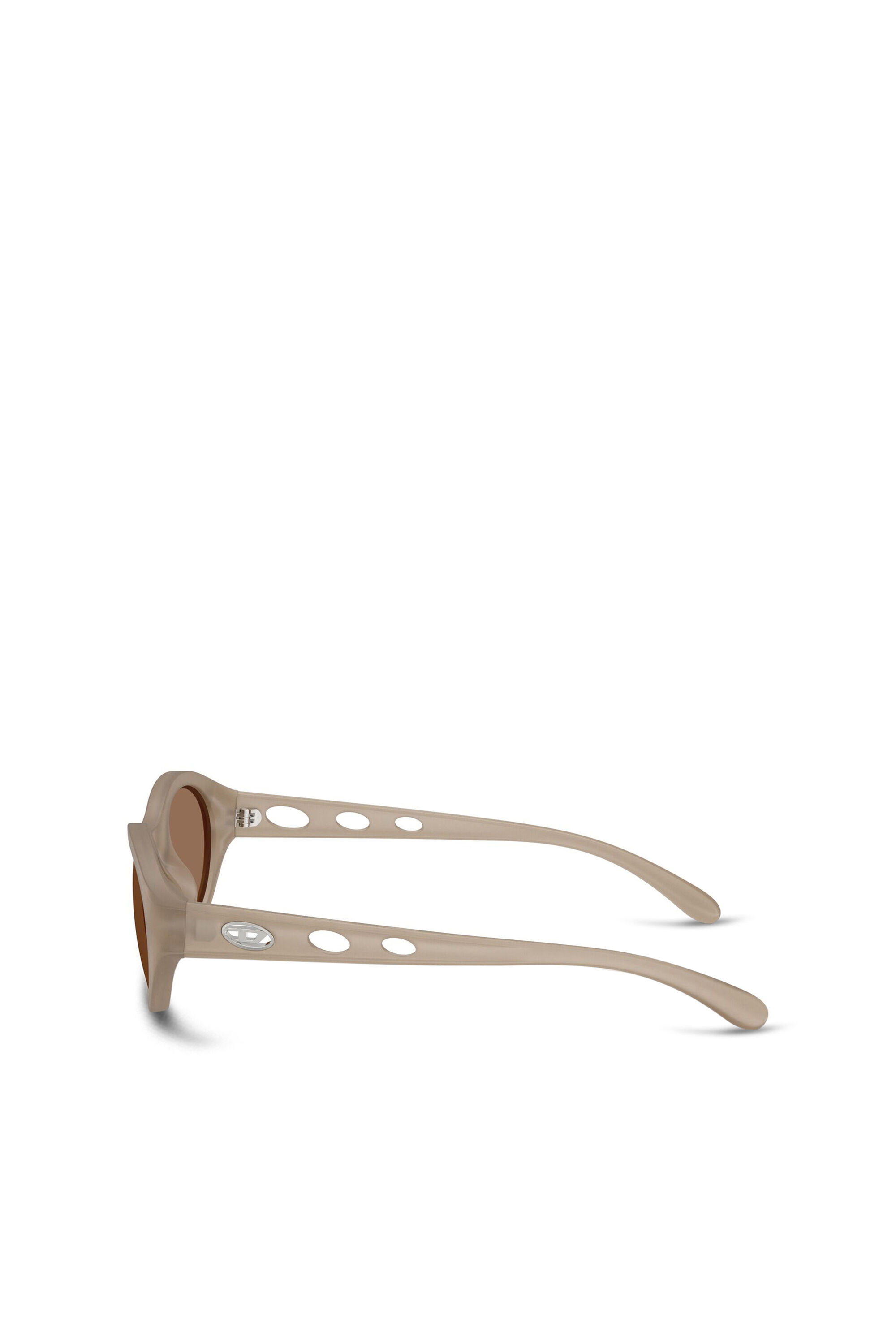 Diesel - 0DL3005U, Unisex Ovaler Modell Brille in Beige - 2