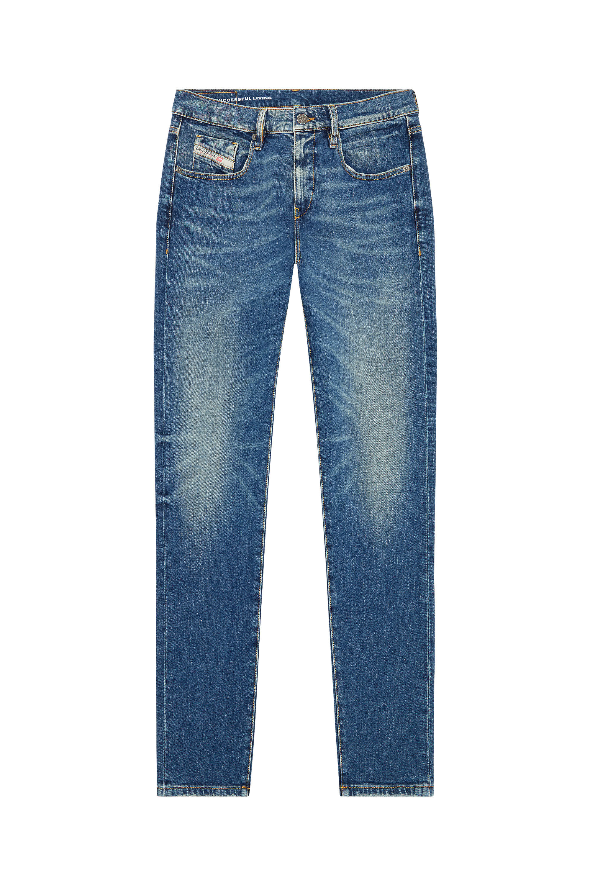 Diesel - Slim Jeans 2019 D-Strukt 007L1, Mittelblau - Image 2