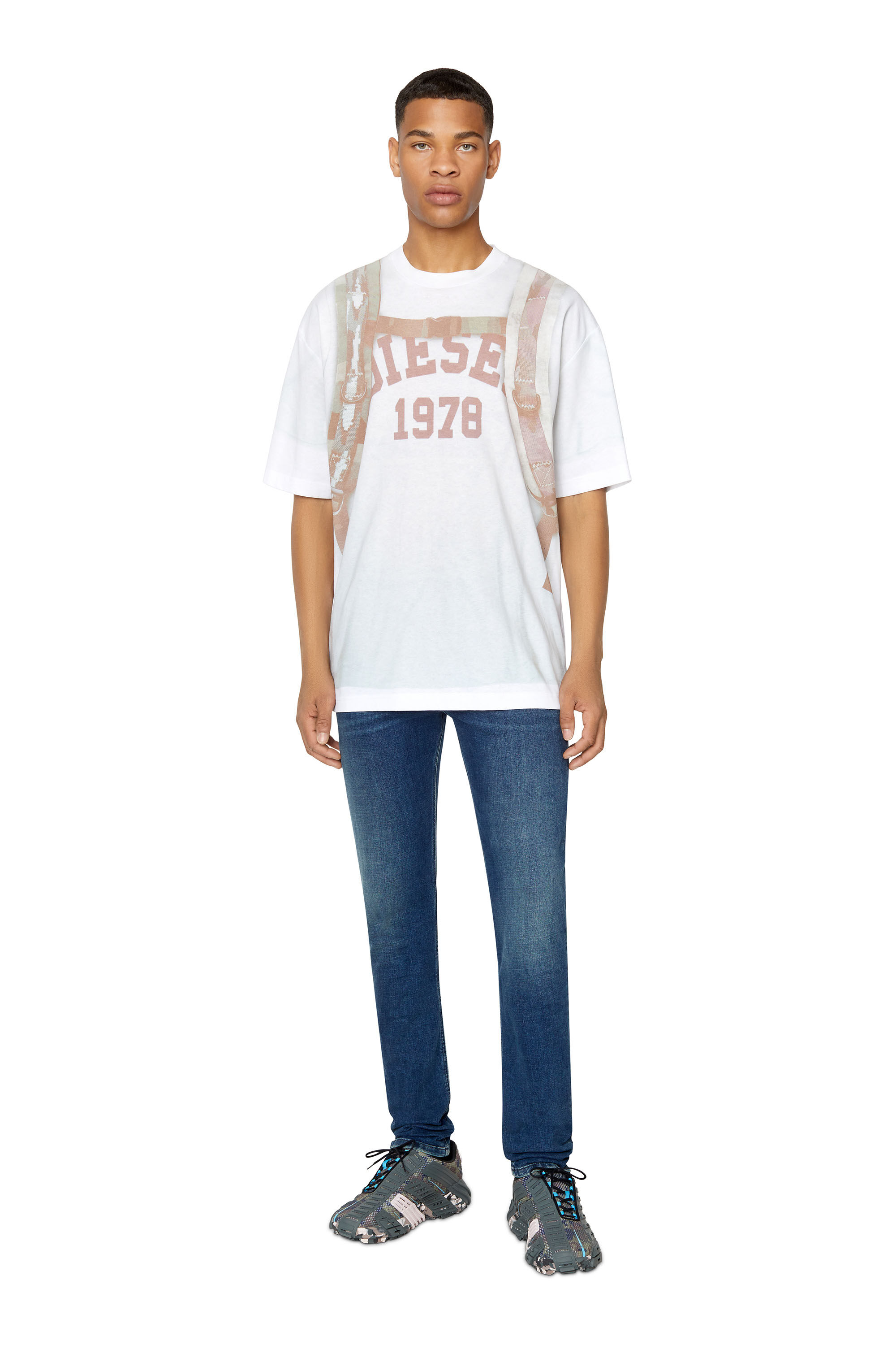 Diesel - 1979 Sleenker 09F38 Skinny Jeans, Mittelblau - Image 1