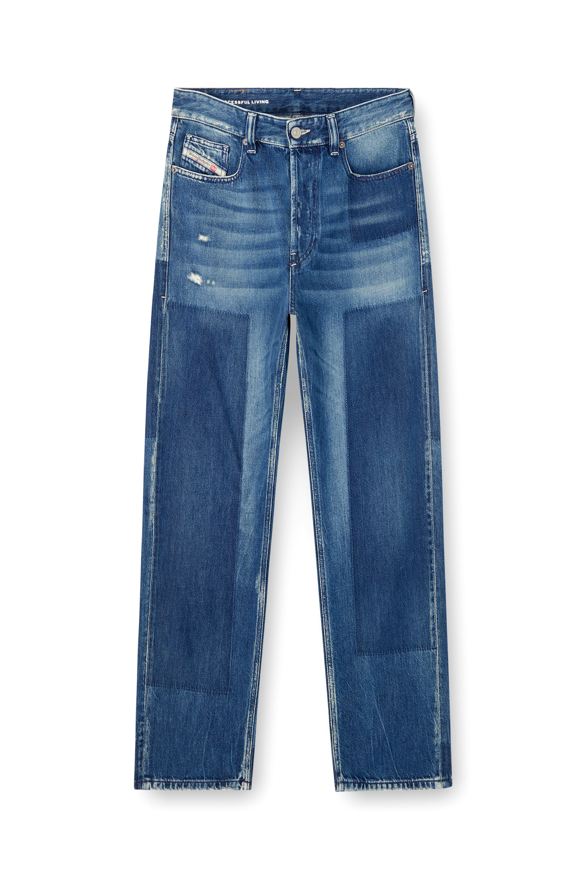 Diesel - Herren Regular Jeans 2024 D-Macs 09M52, Dunkelblau - 2