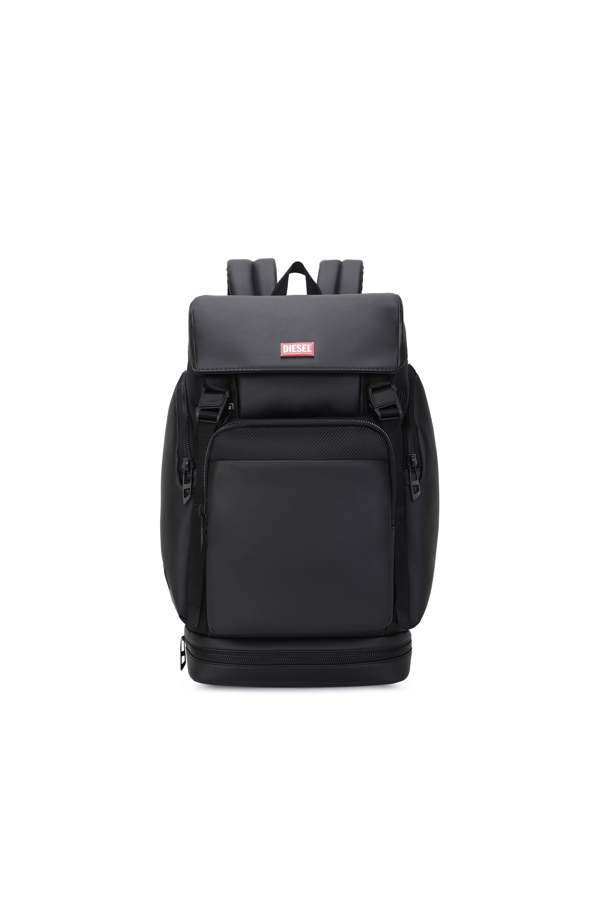 Diesel - DIESEL CARBON FIBER BACKPACK-BLACK  DSB0, Unisex Funktionaler Business-Rucksack in Schwarz - 1