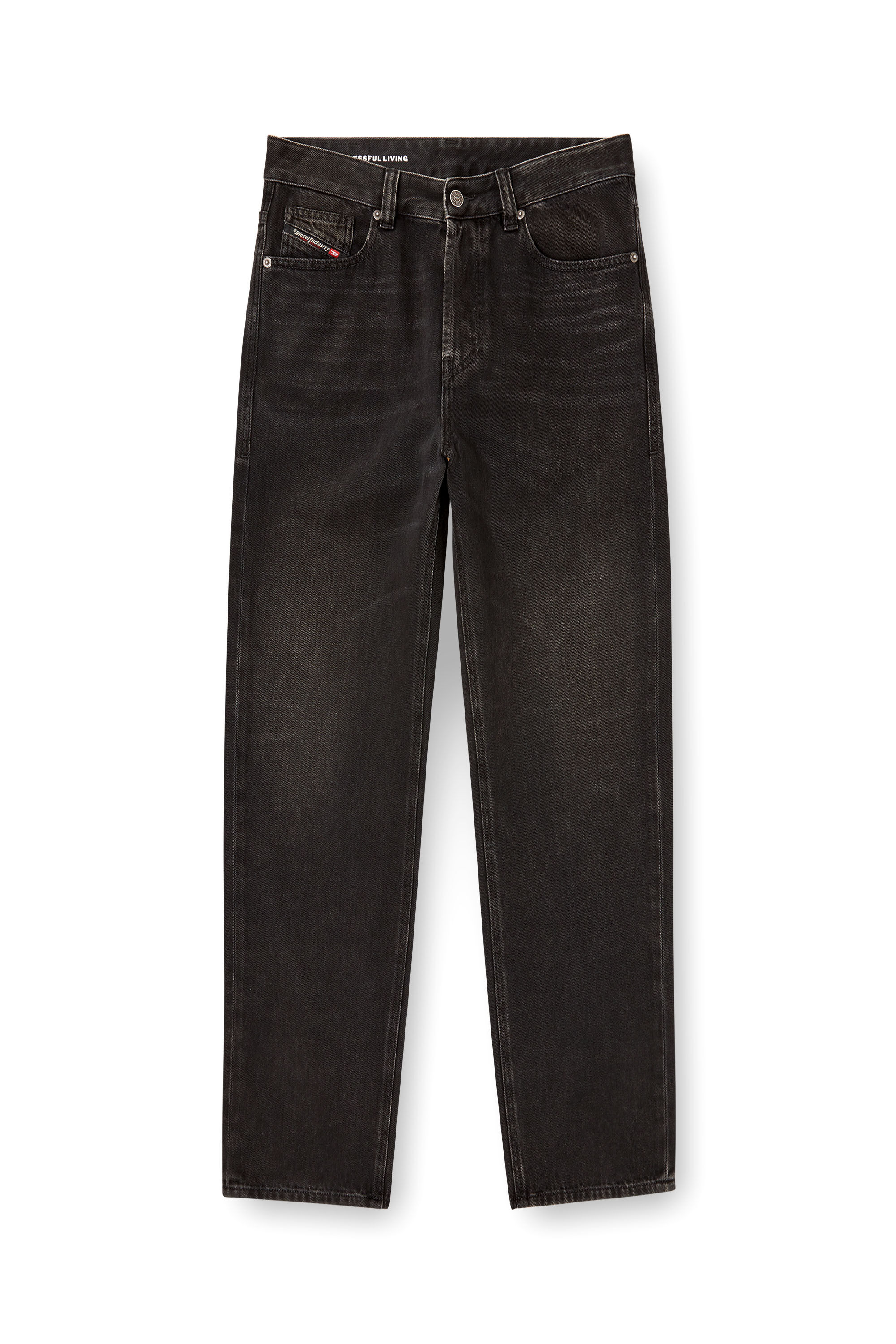 Diesel - Herren Regular Jeans 2024 D-Macs 09J96, Schwarz/Dunkelgrau - 2
