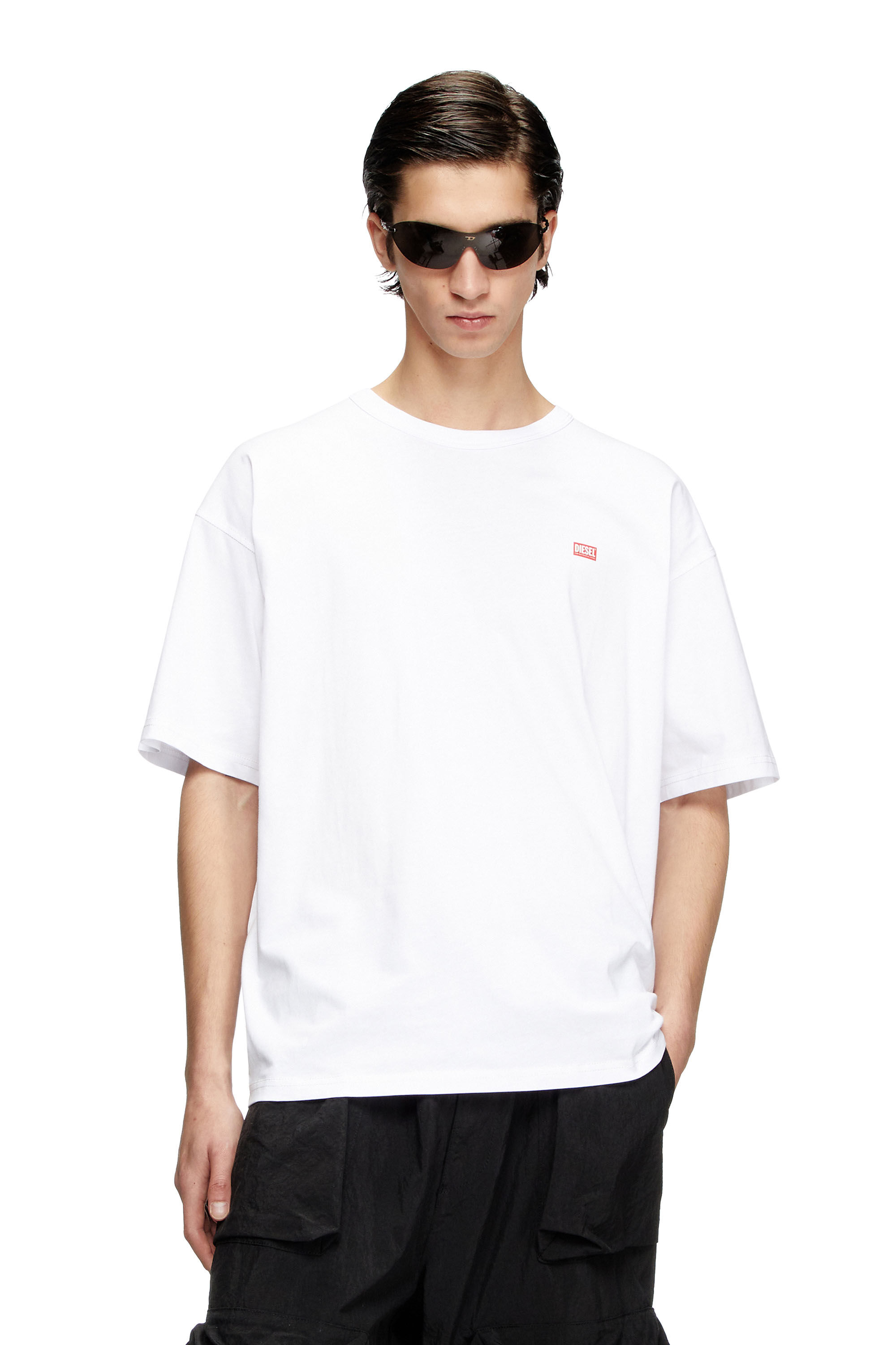 Diesel - T-BOXT-R30, Herren T-Shirt mit kleinem Logo in Weiß - 3