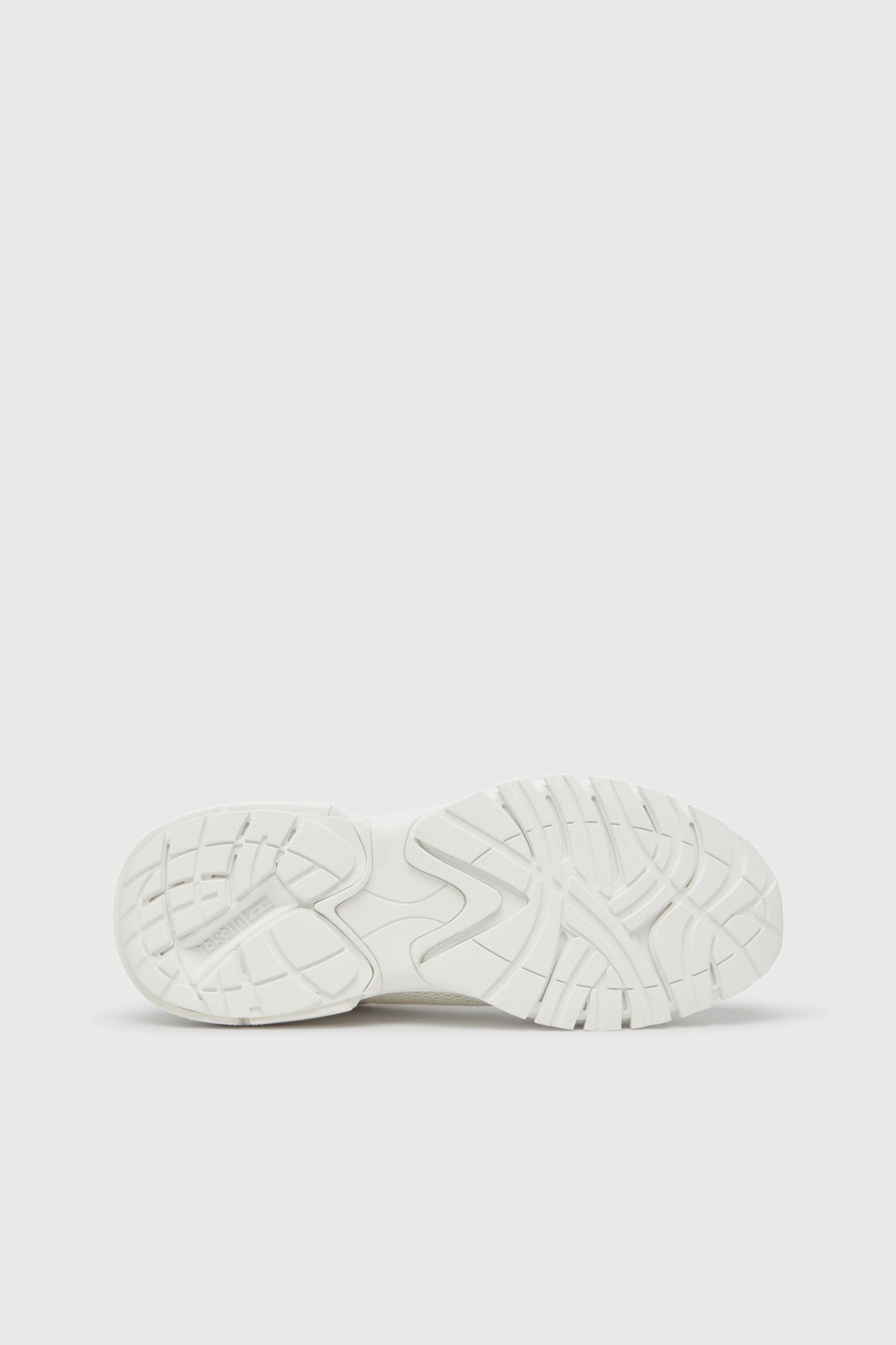 Diesel - S-PRO-V-DENSE LOW W, Damen S-Pro-V-Dense-Einfarbige Sneakers aus Mesh mit Oval D-Logo in Wei&szlig; - 5