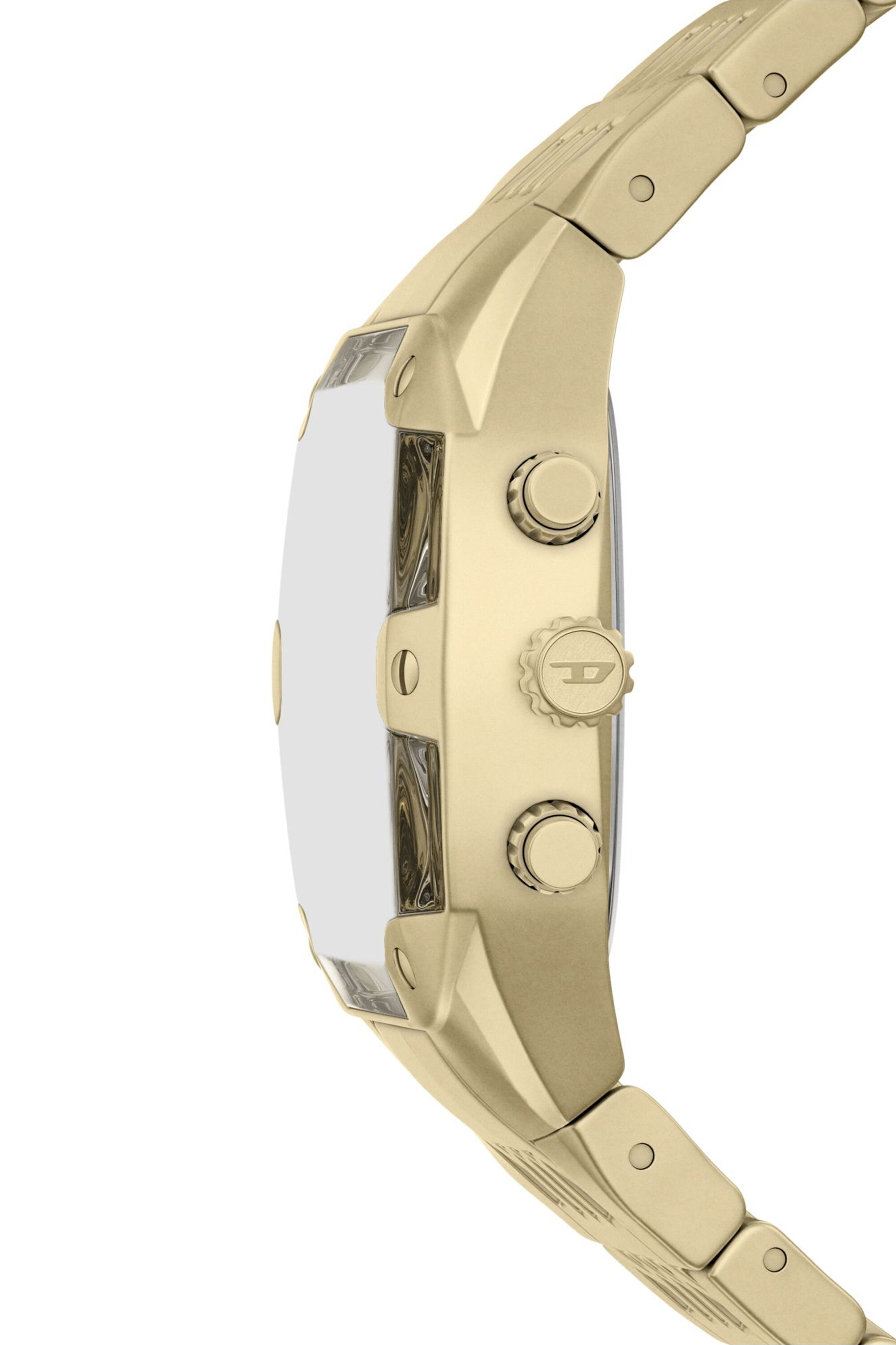 Diesel - DZ4718 WATCH, Herren Spiked Cushion Uhr aus Edelstahl in Goldton in Gold - 3