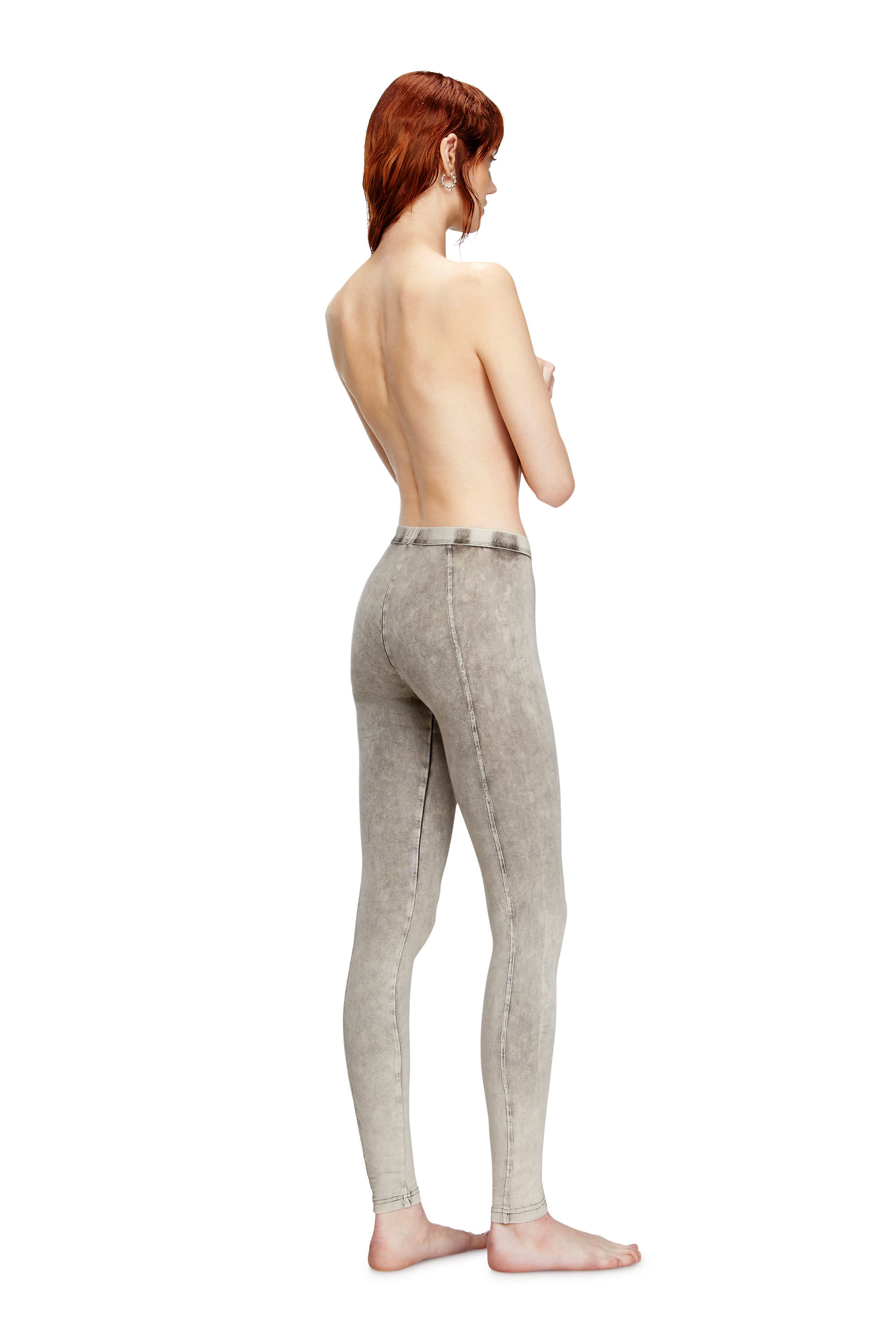 Diesel - ATHENA-DNM, Damen Jeggings aus Jersey mit Denim-Effekt in Grau - 4