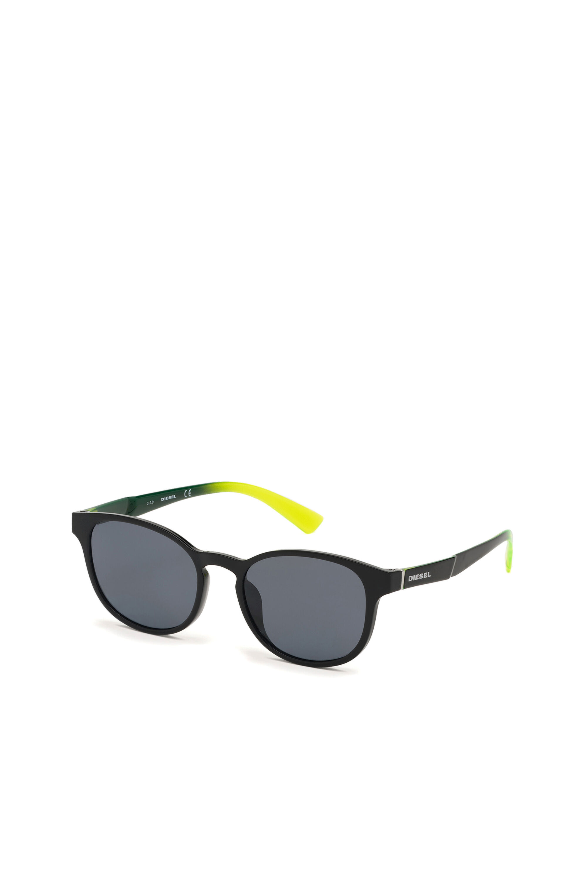 Diesel - DL0328, Unisex Unisex-Brille mit polarisierten Gläsern in Schwarz/Gelb - 2