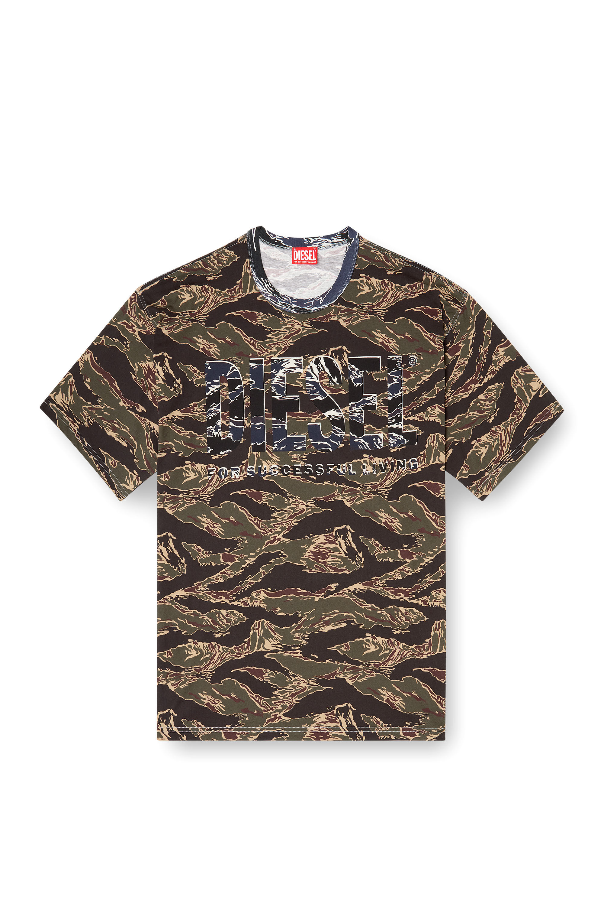 Diesel - T-BOXT-T22, Herren Camo-T-Shirt mit Camo-Logo in null - 2