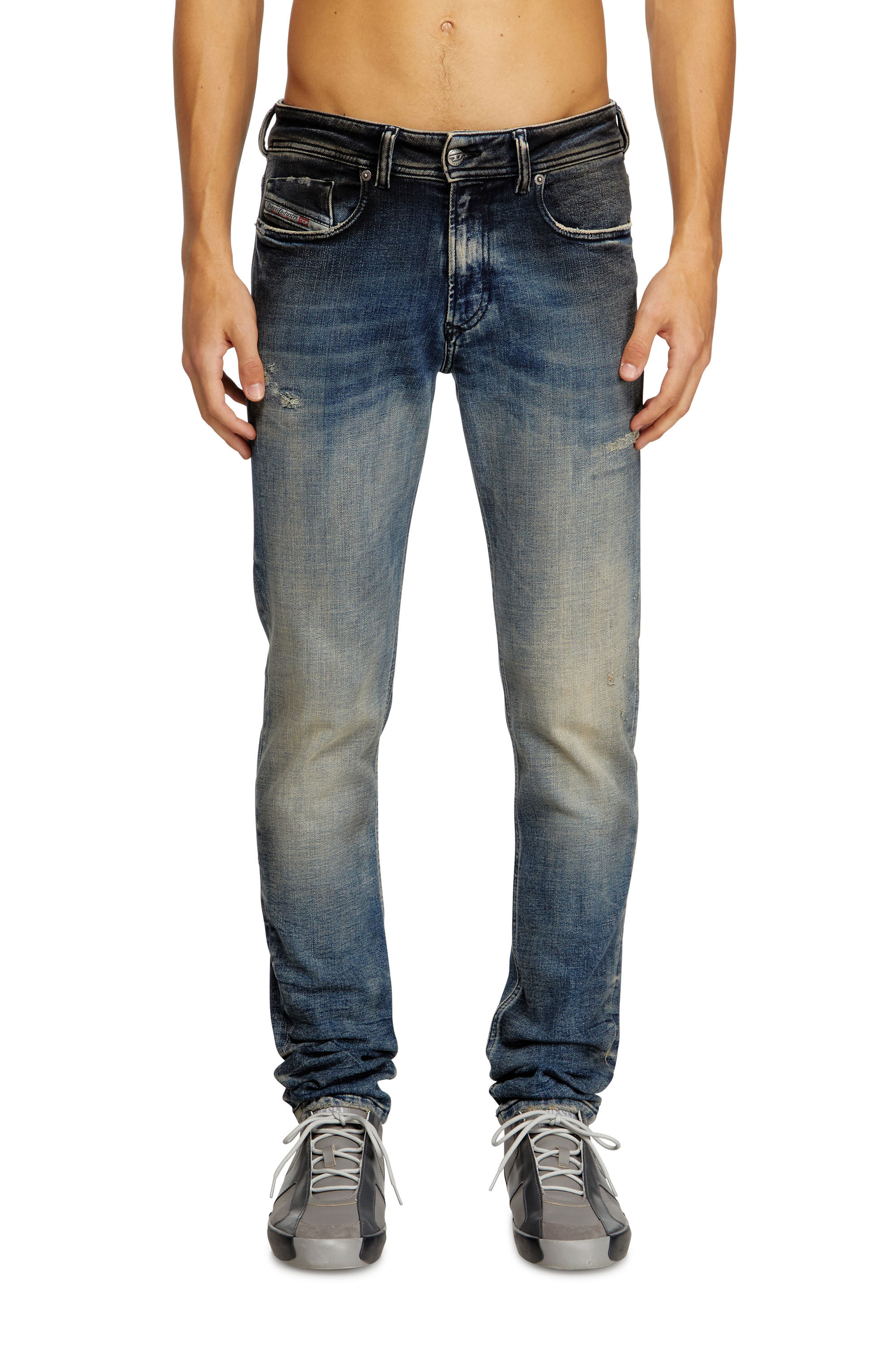 Diesel - Herren Skinny Jeans 1979 Sleenker 09N15, Mittelblau - 3