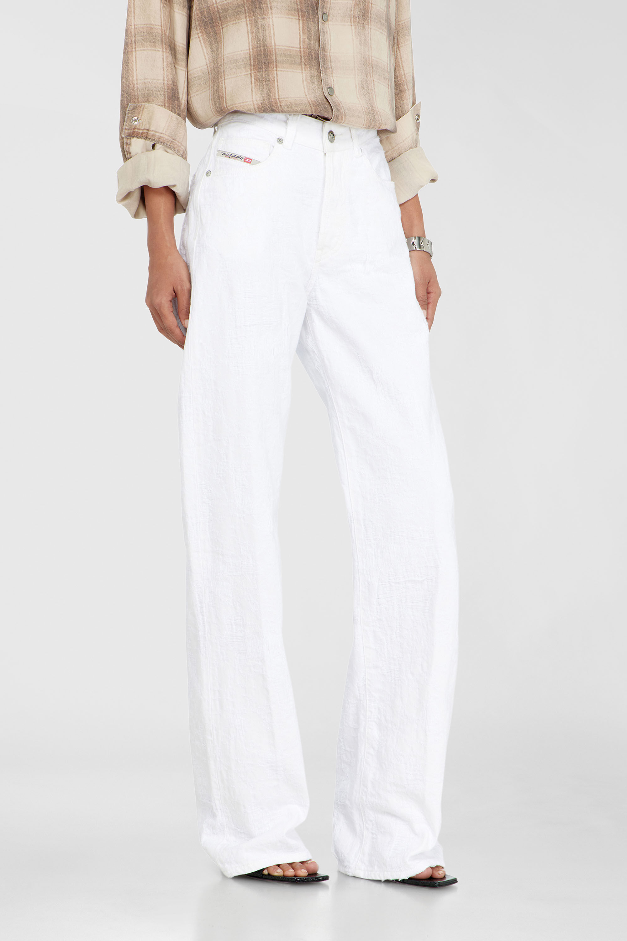 Diesel - Damen Regular Jeans 1971 D-Sent 007EX, Wei&szlig; - 7