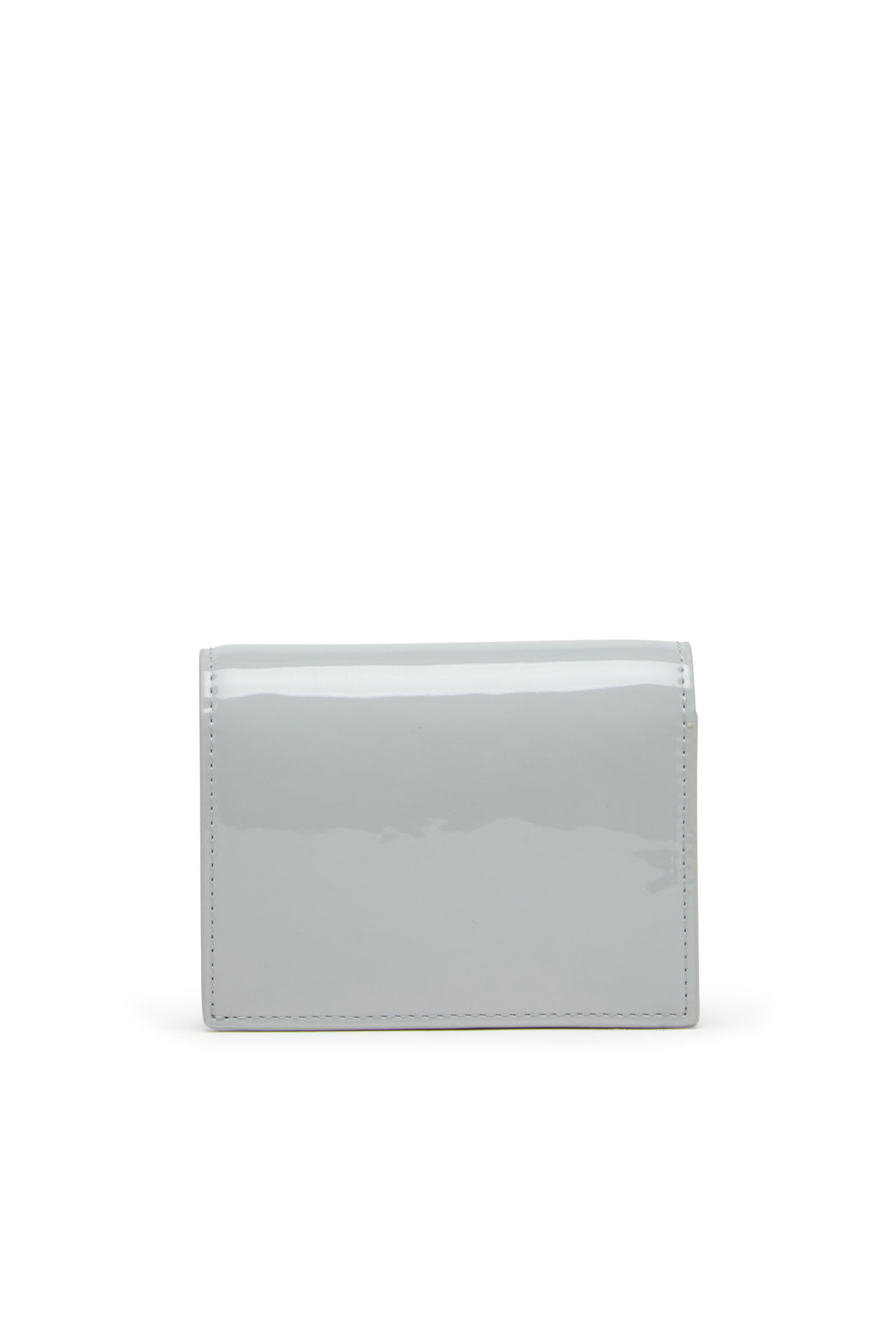 Diesel - PLAY BI FOLD III, Damen Portemonnaie aus glänzendem PU in Grau - 2