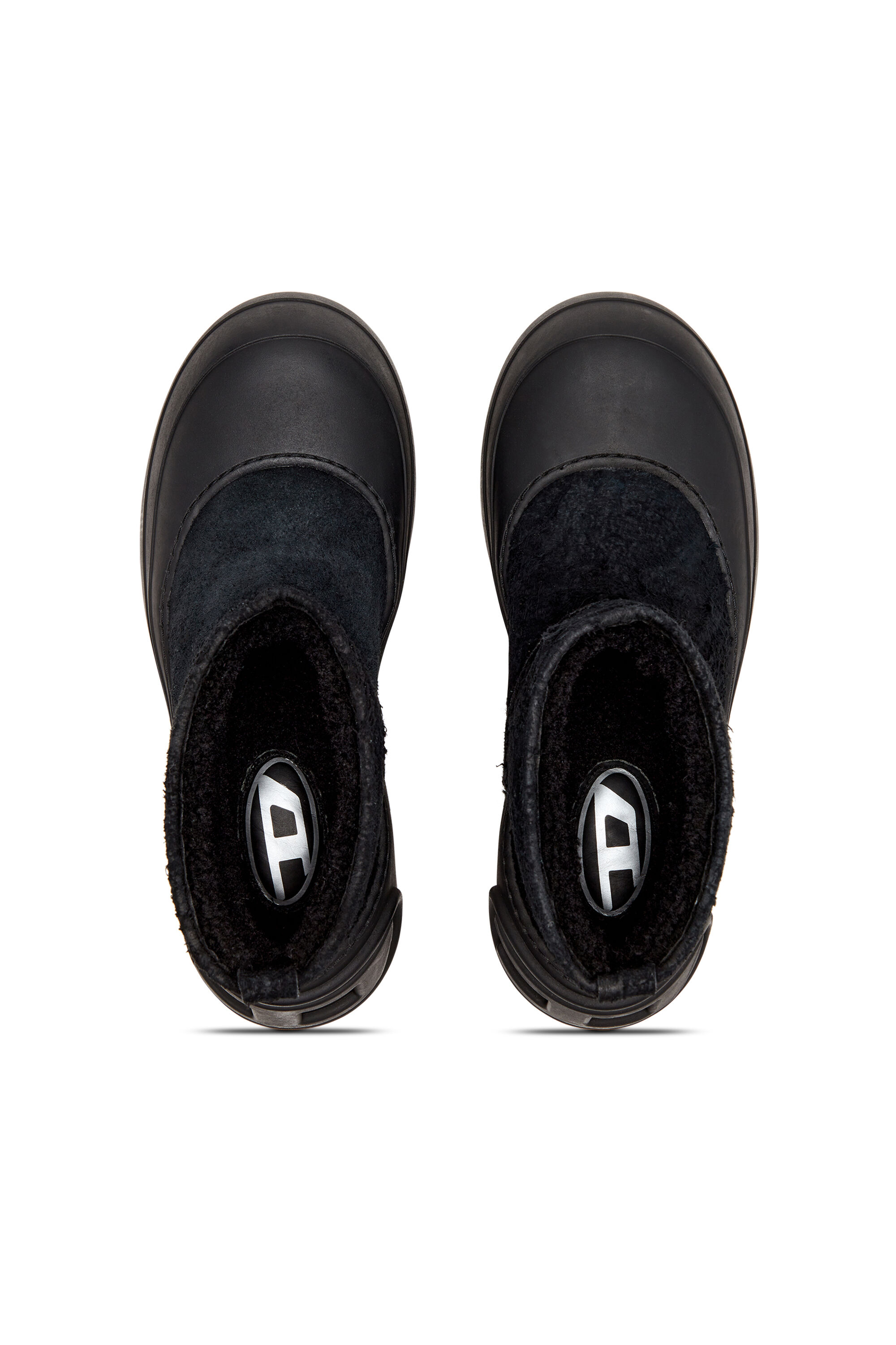 Diesel - D-DONALD MONTONE, Herren D-Donald-Klobige Stiefeletten mit Stollensohle in Schwarz - 4