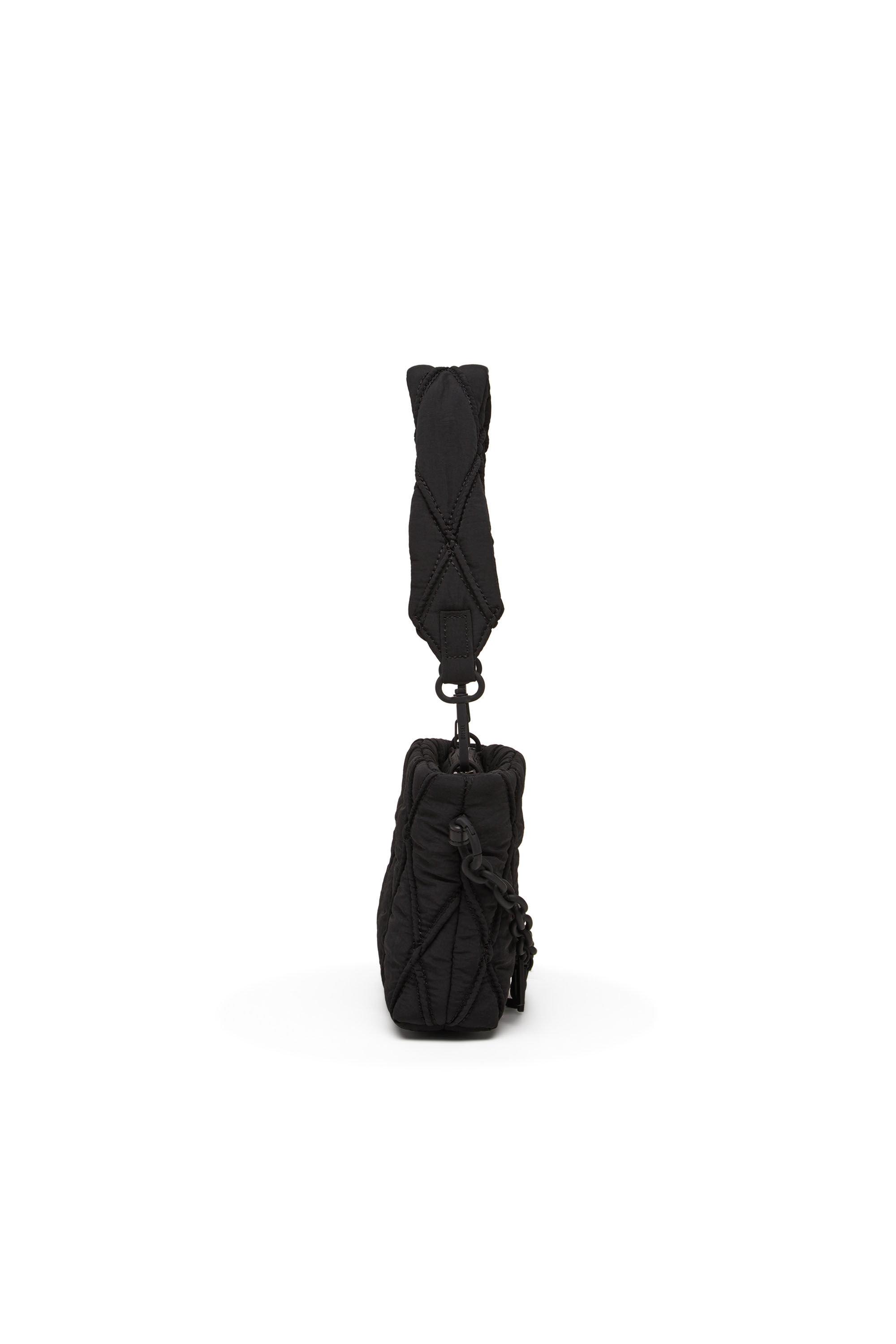 Diesel - CHARM-D POUCH, Damen Pouch aus gestepptem Nylon in Schwarz - 2