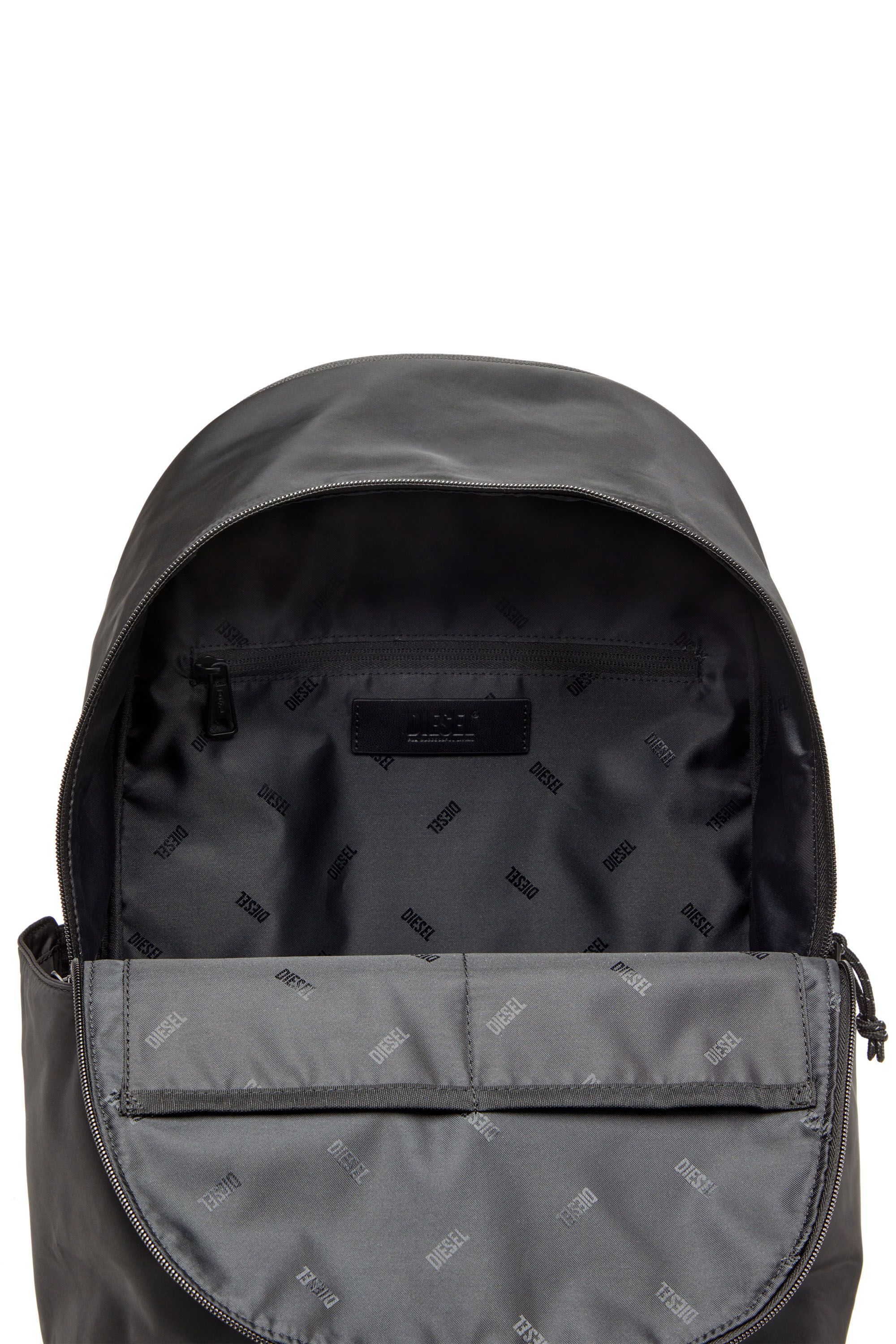 Diesel - D-PACK BACKPACK X, Herren D-Pack-Rucksack aus Satin-Touch-Stoff in Schwarz - 2