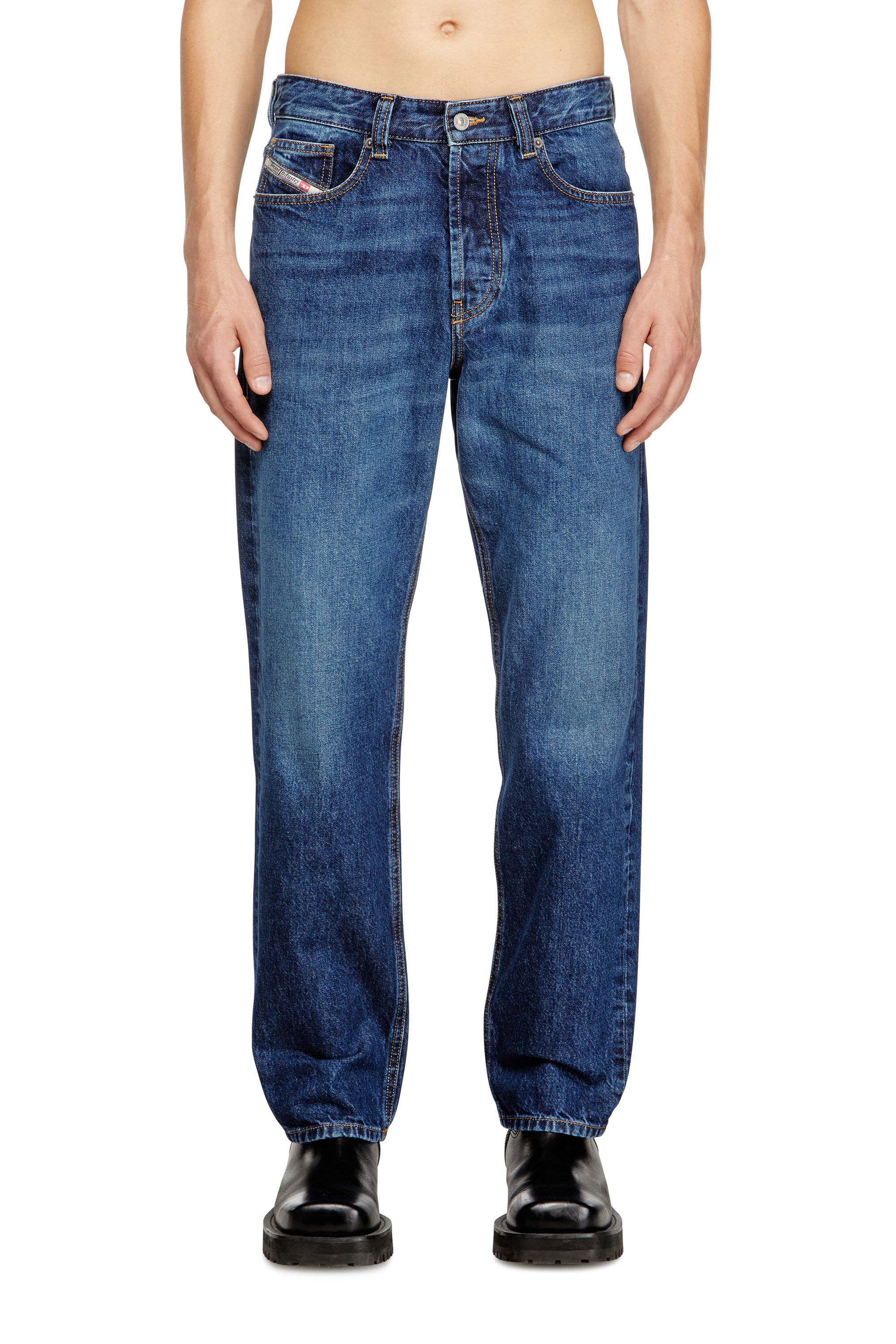 Diesel - Herren Regular Jeans 2024 D-Macs 09I27, Mittelblau - 2