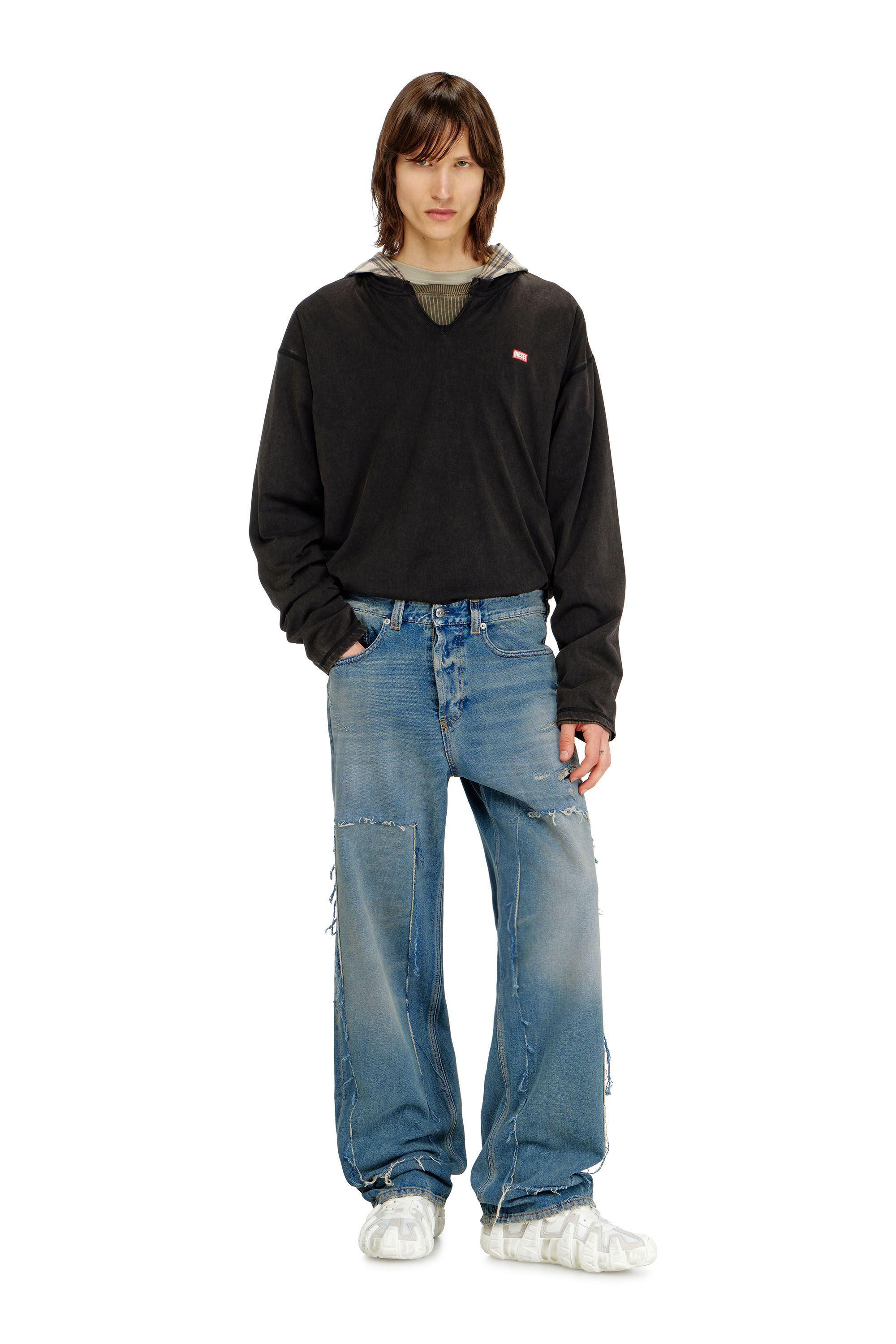 Diesel - Herren Relaxed Jeans 2001 D-Macro 09N27, Mittelblau - 1