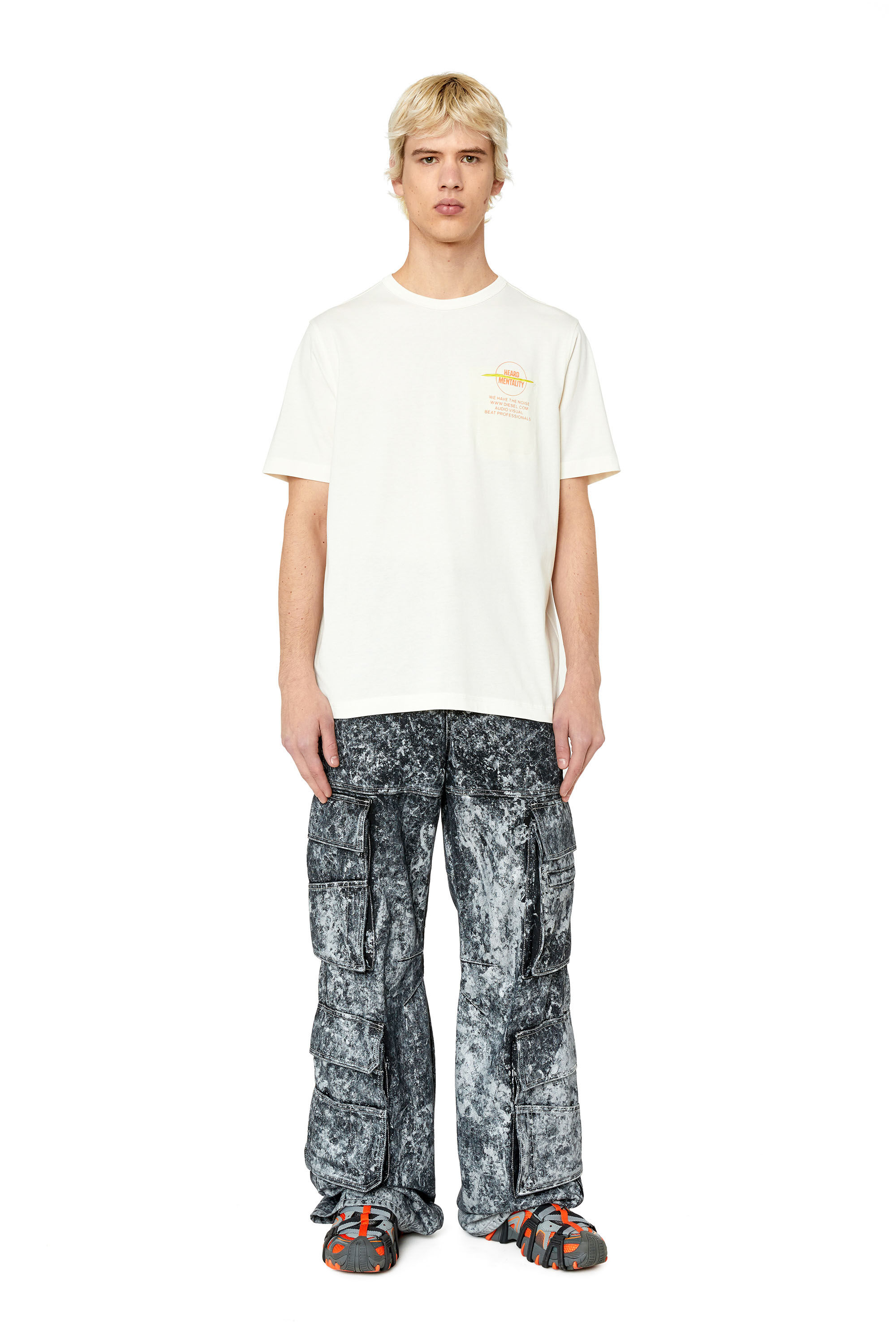 Diesel - T-POUCH, Weiß - Image 1