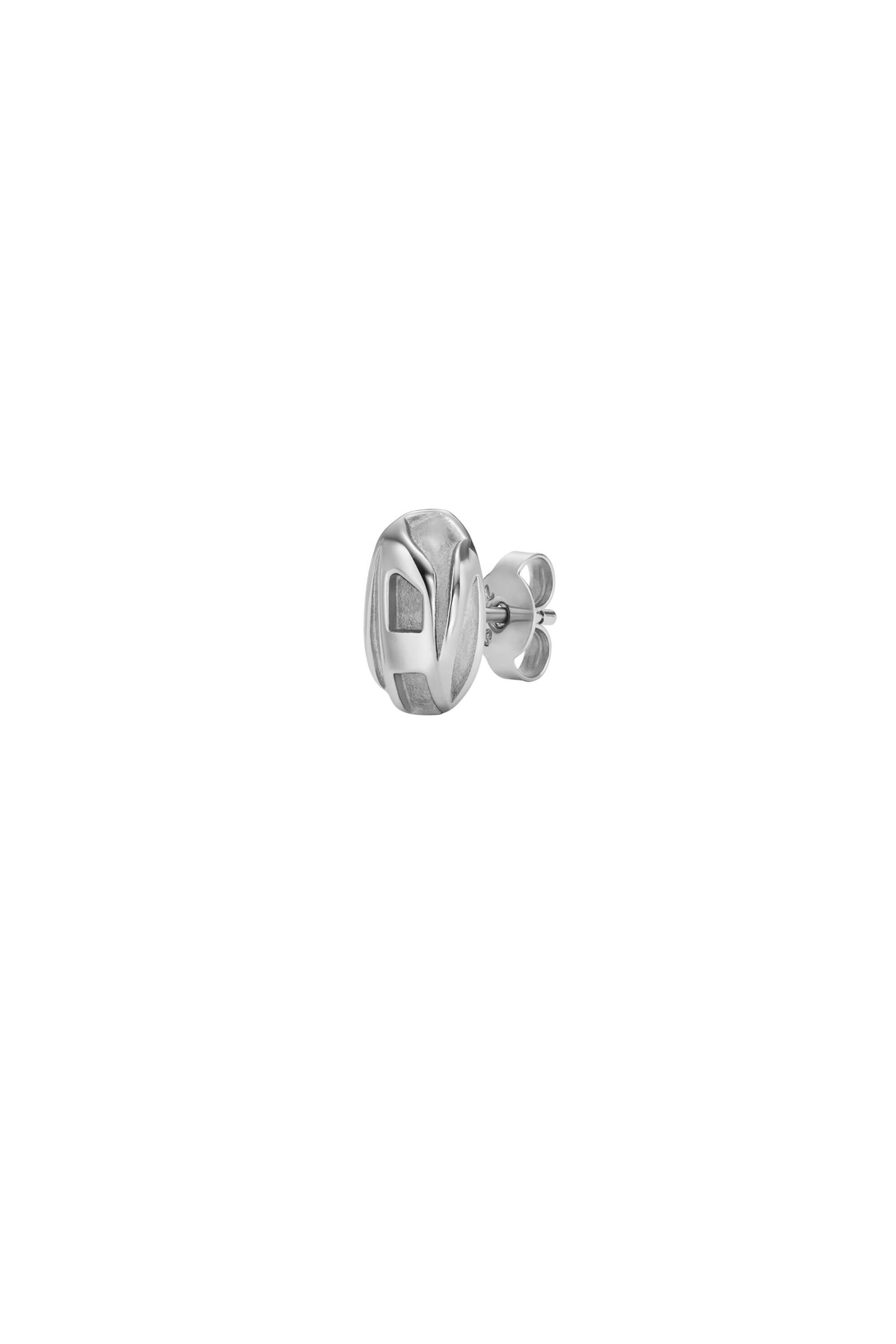 Diesel - DX1484, Unisex Ohrstecker aus Edelstahl in Silber - 1