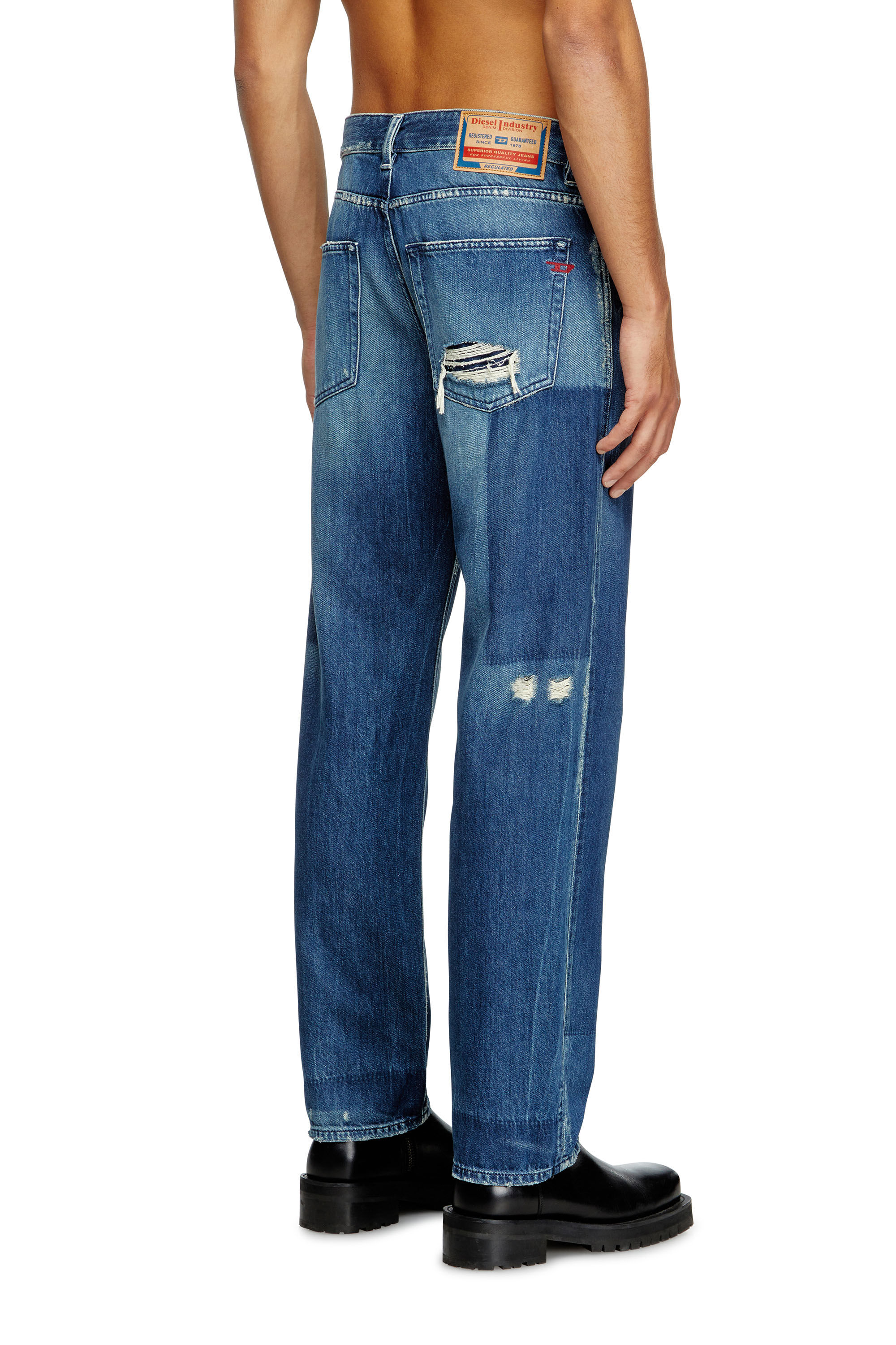 Diesel - Herren Regular Jeans 2024 D-Macs 09M52, Dunkelblau - 4
