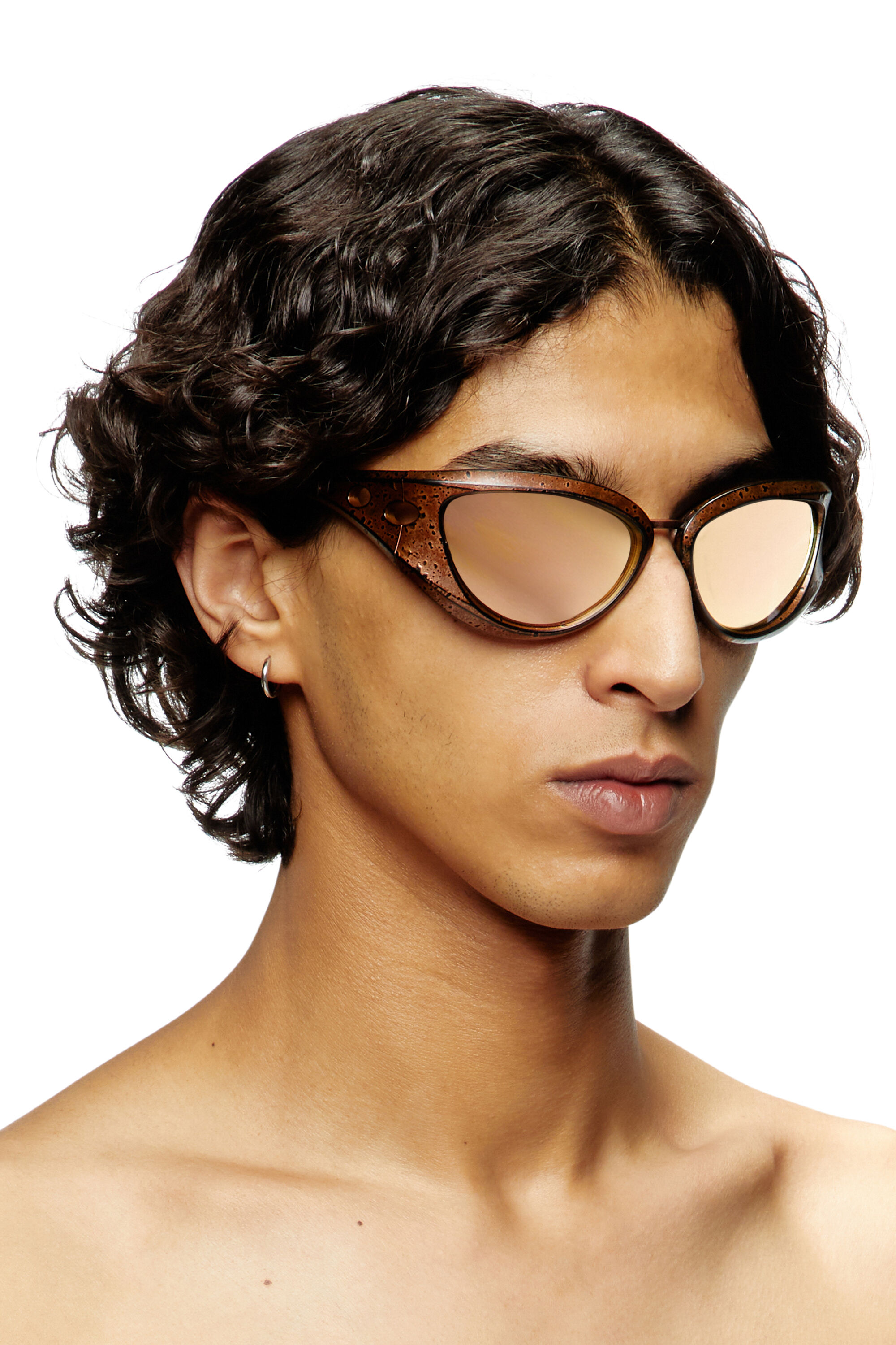 Diesel - 0DL3007U, Unisex Cateye-Sonnenbrillen in Bronze - 1