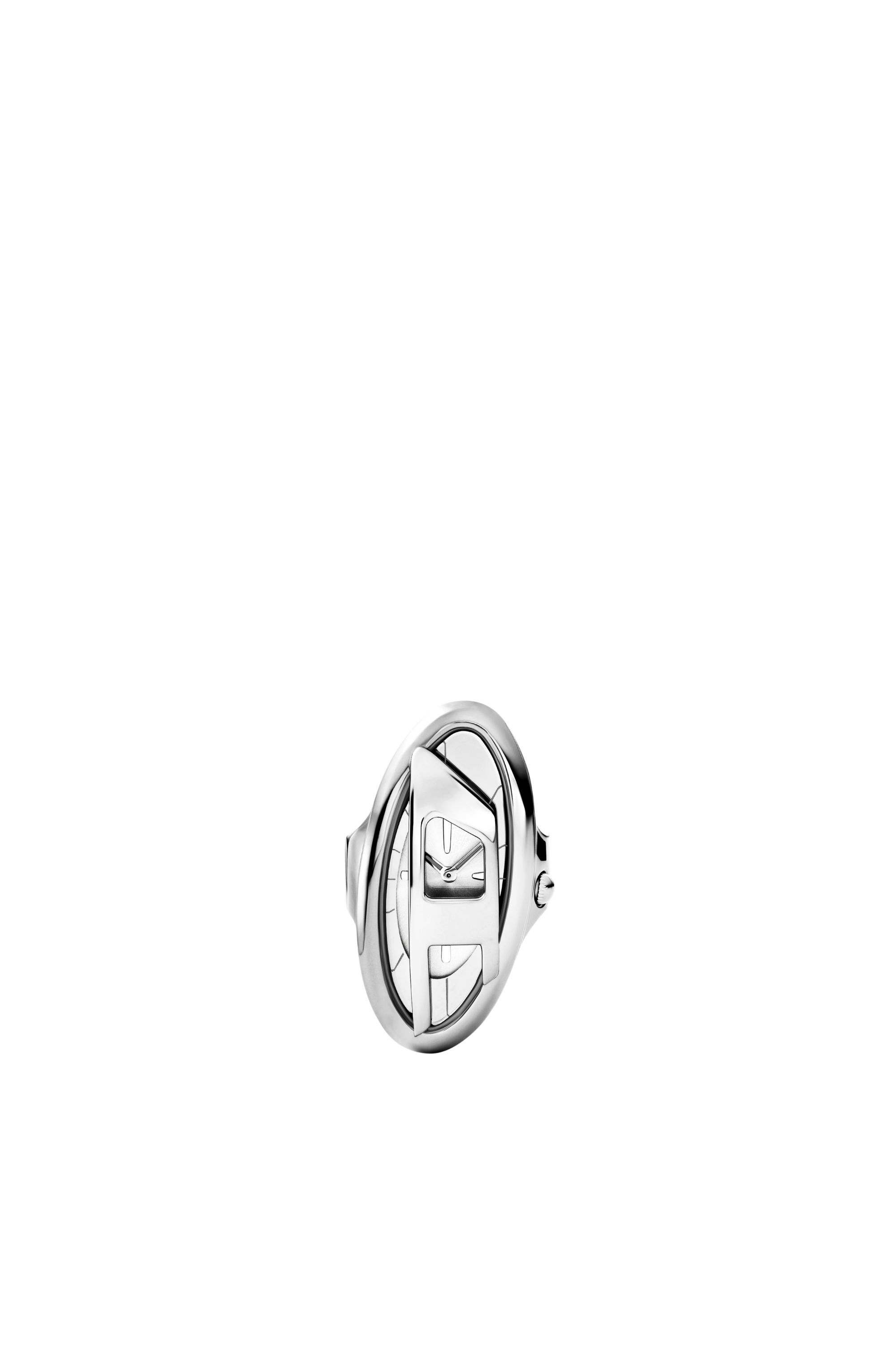 Diesel - DZ5623 WATCH, Damen D-Era Edelstahl Ringuhr in Silber - 2