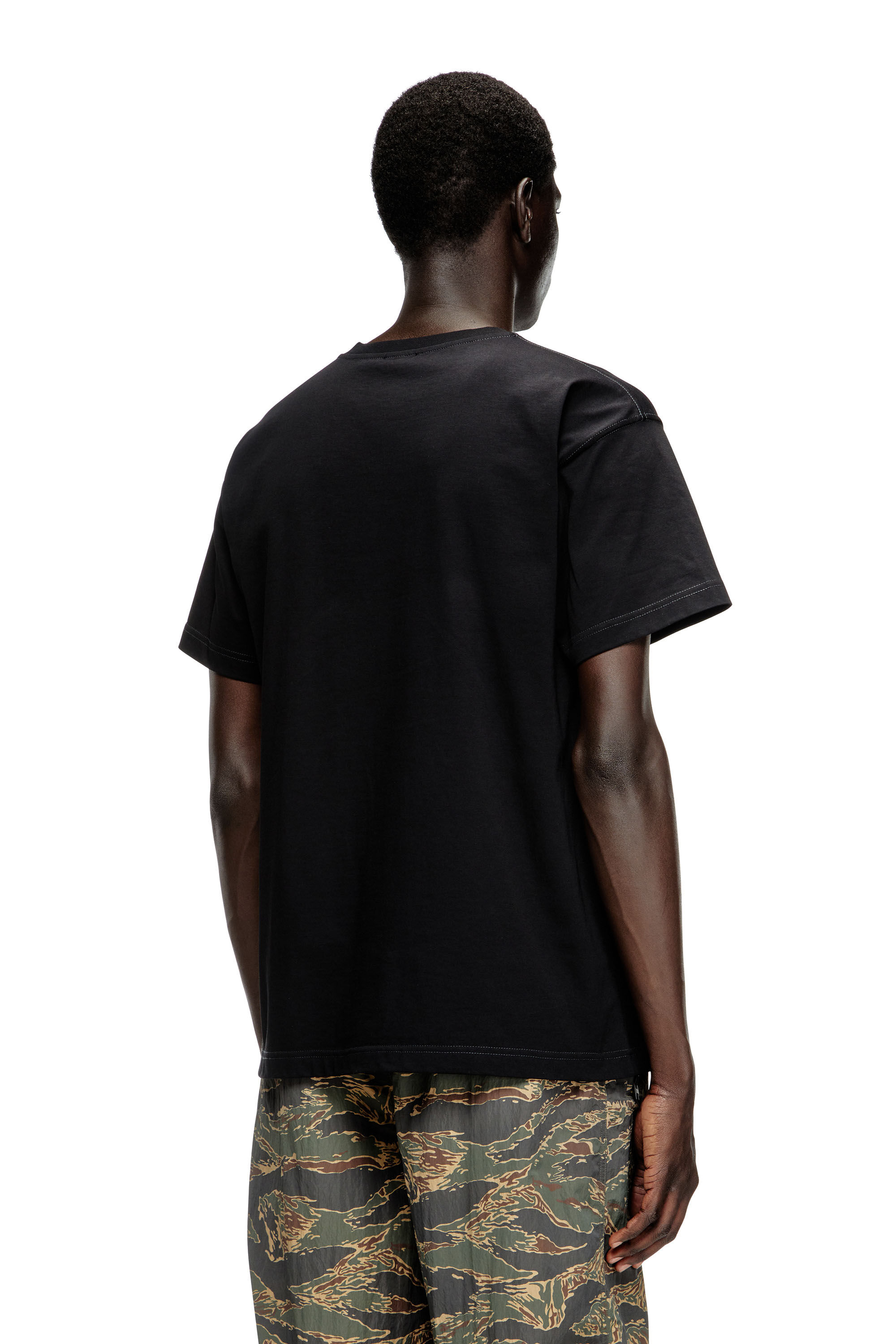 Diesel - T-NORM-T11, Herren T-Shirt mit Oval D-Logo in null - 4