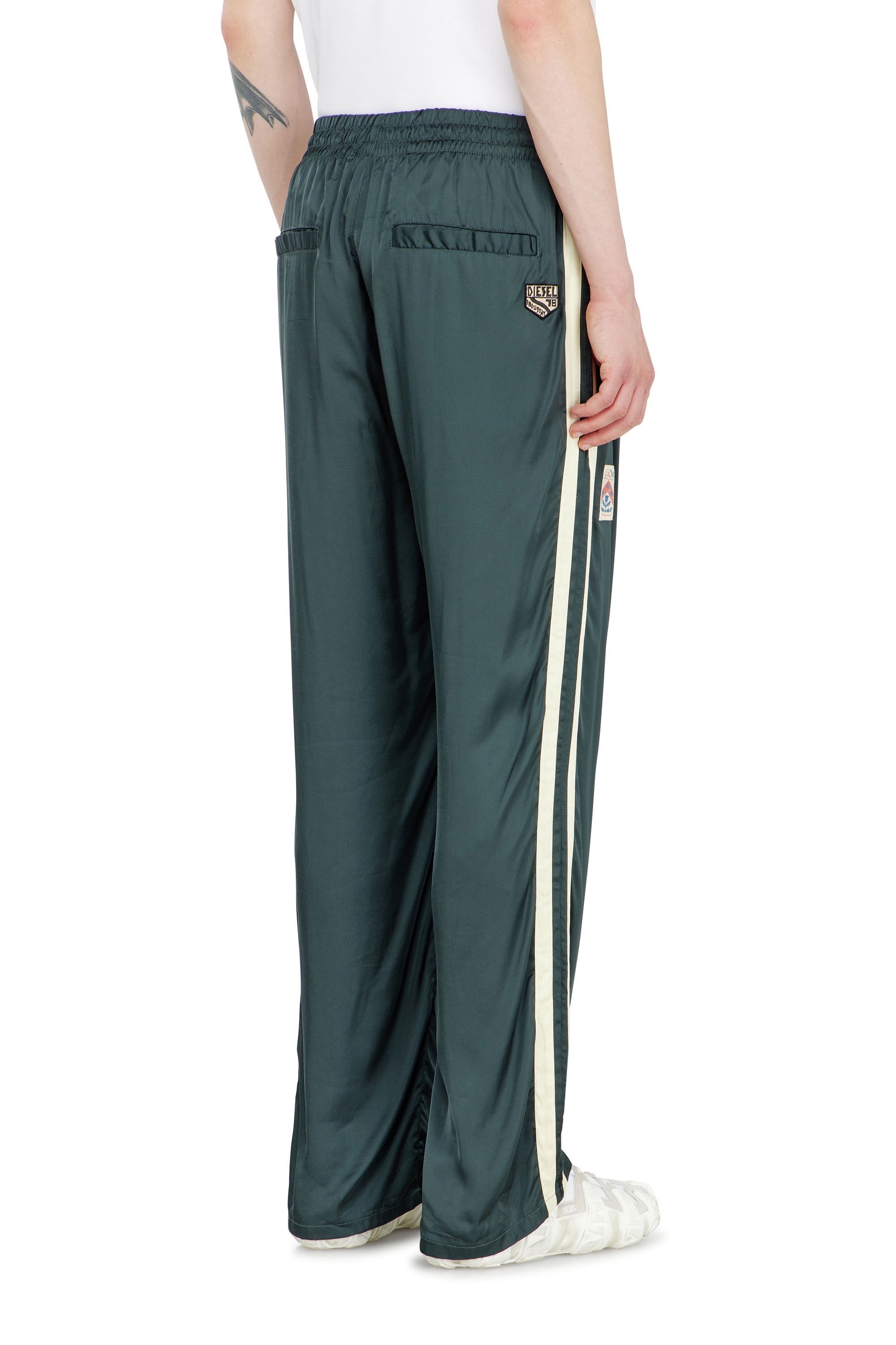 Diesel - P-ANNU, Herren Satinhose mit patches in null - 4