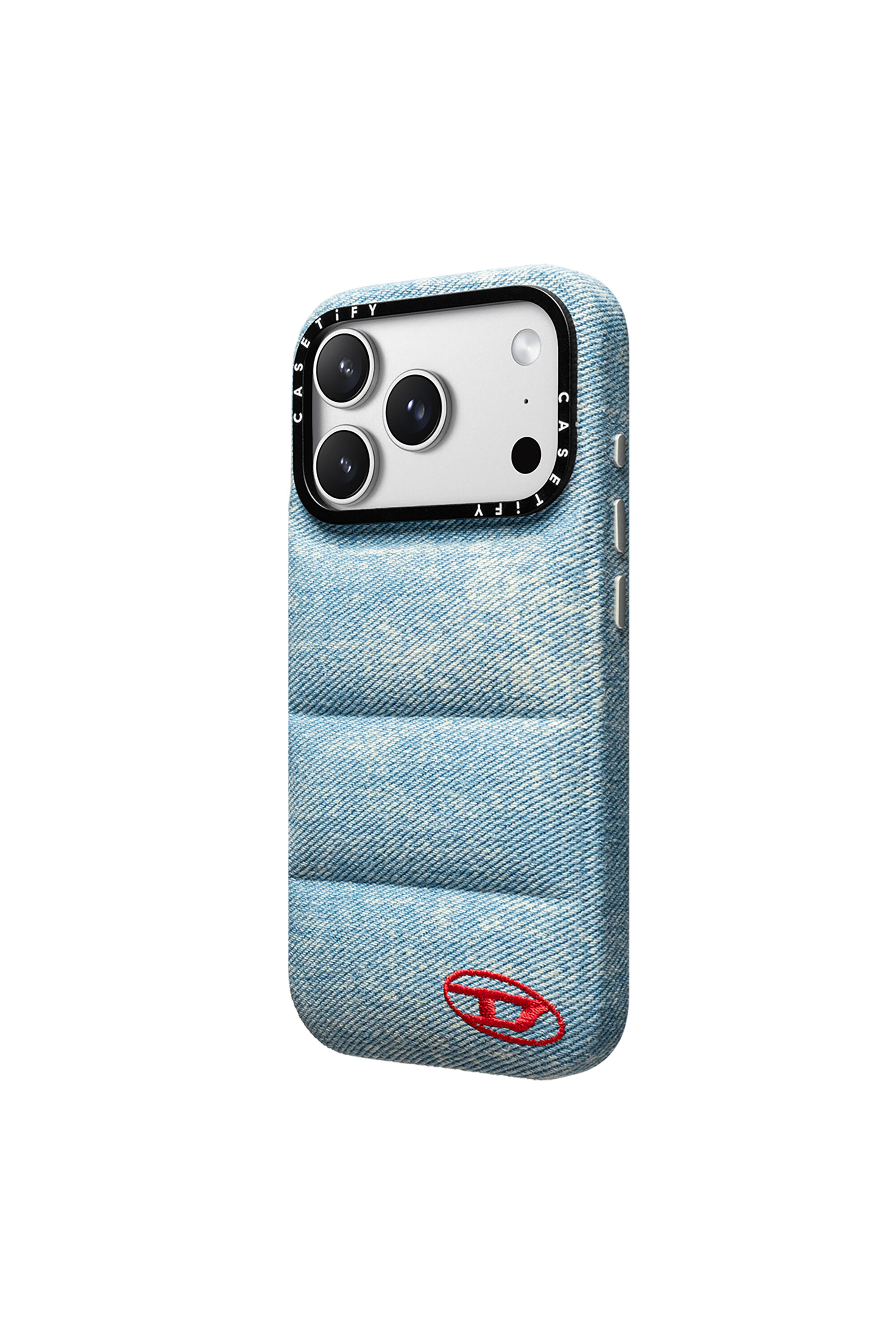 Women's Puffer case for iPhone 17 Pro | Blue | Diesel {{Country}}