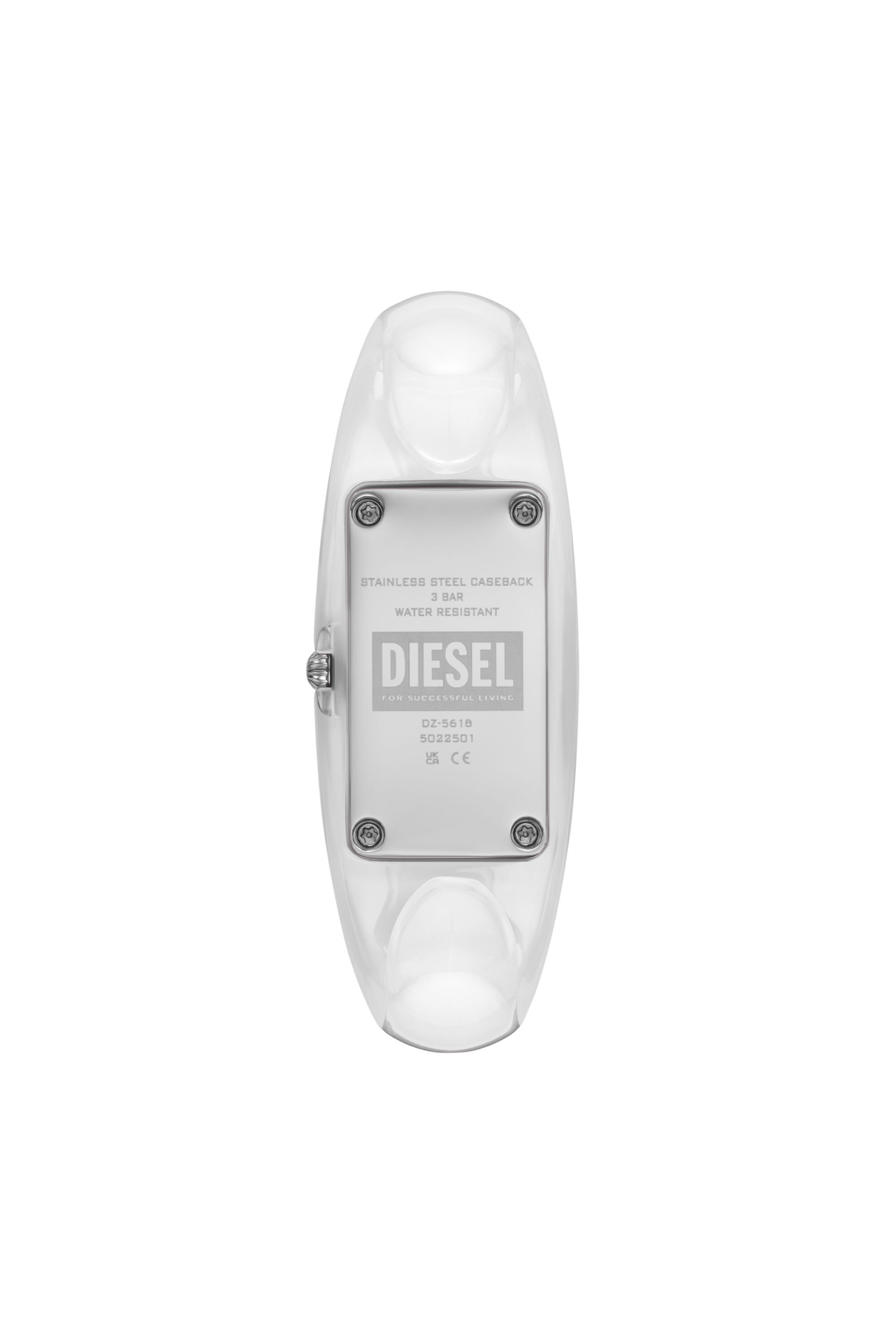 Diesel - DZ5618 WATCH, Damen Diesel Wonder-D Two-Hand White Nylon Resin Watch in Weiß - 2