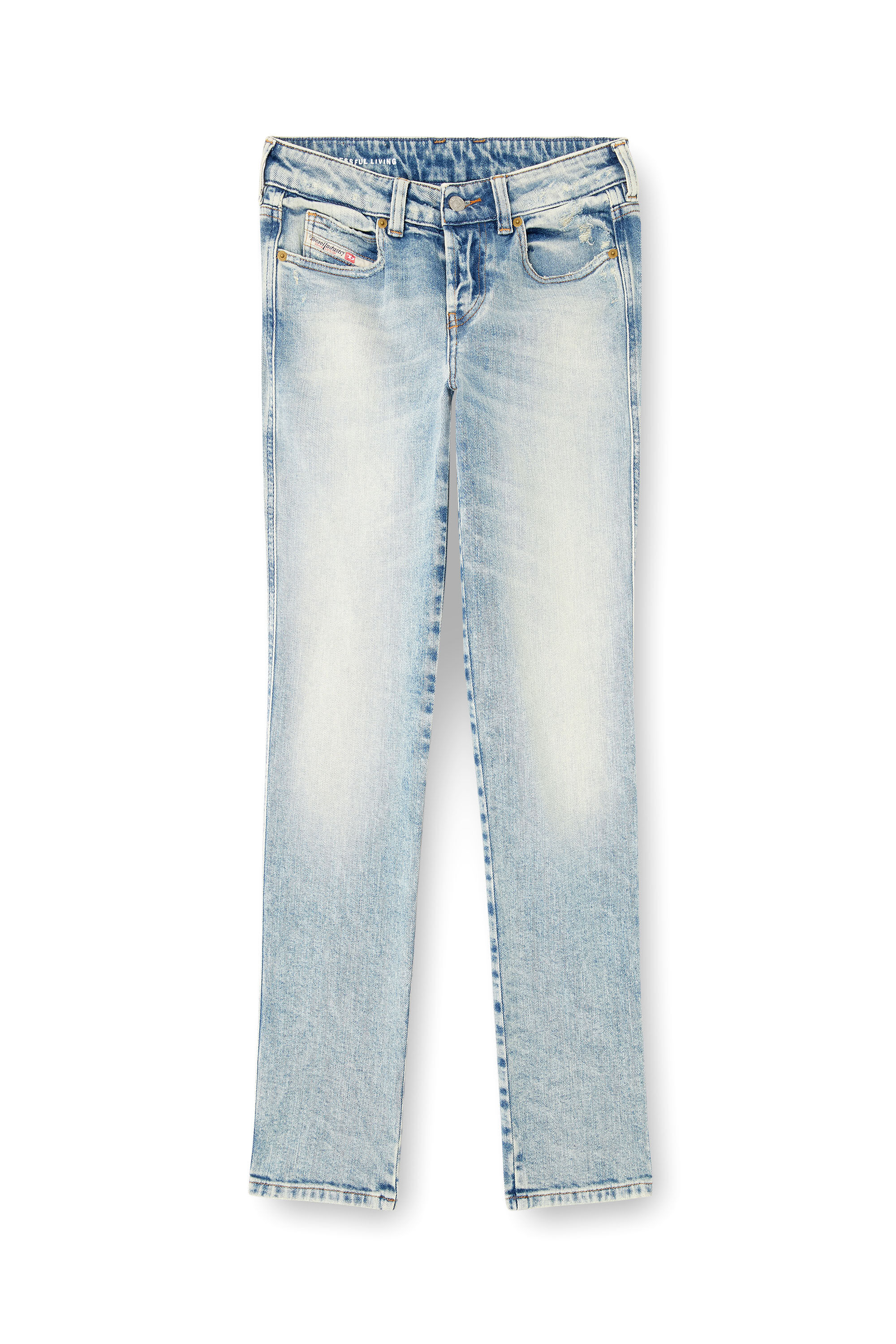 Diesel - Woman's Slim Jeans 1992 D-Jiann 09M21, Light Blue - 2