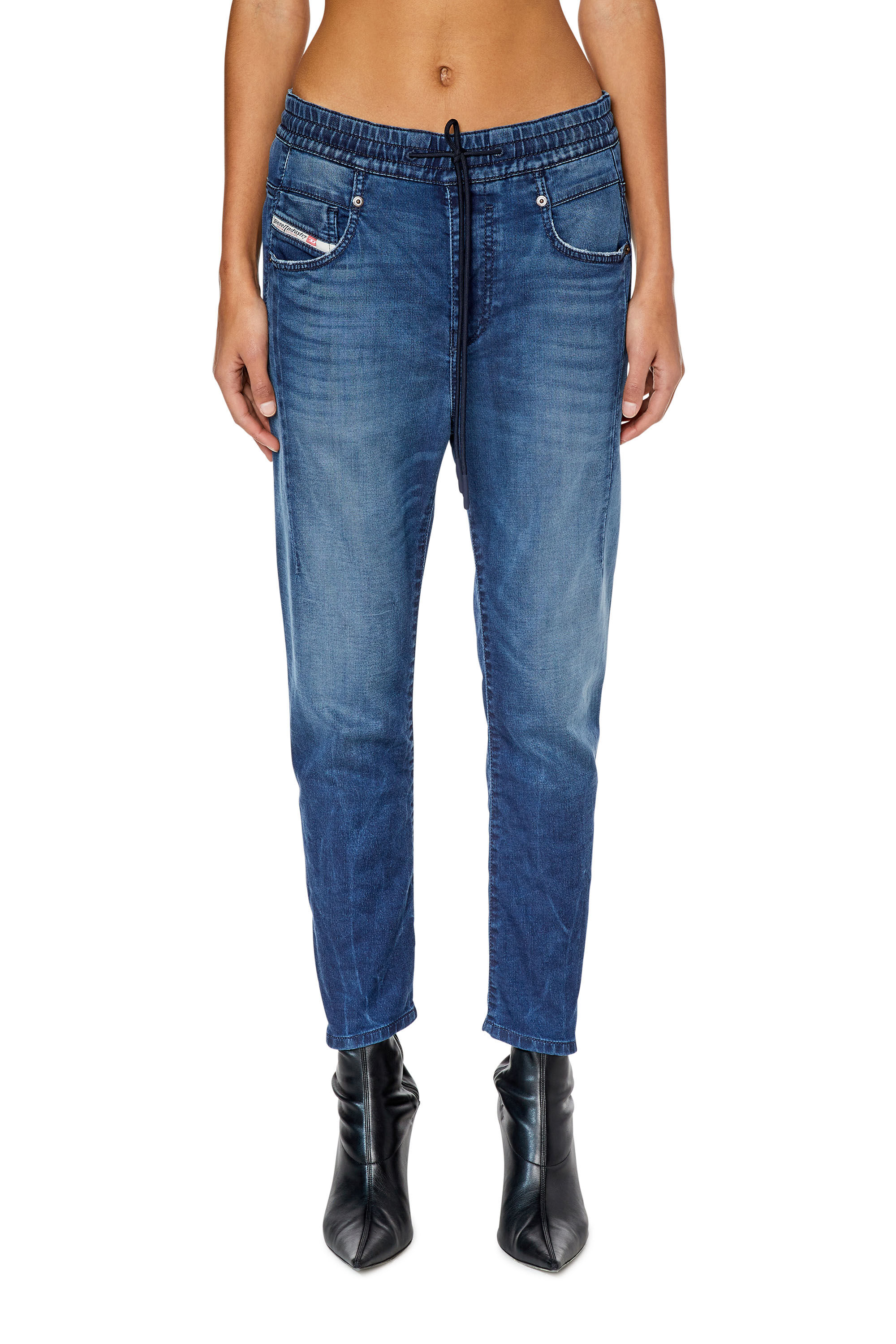 Diesel - Boyfriend Fayza JoggJeans® 068DV, Dunkelblau - Image 3