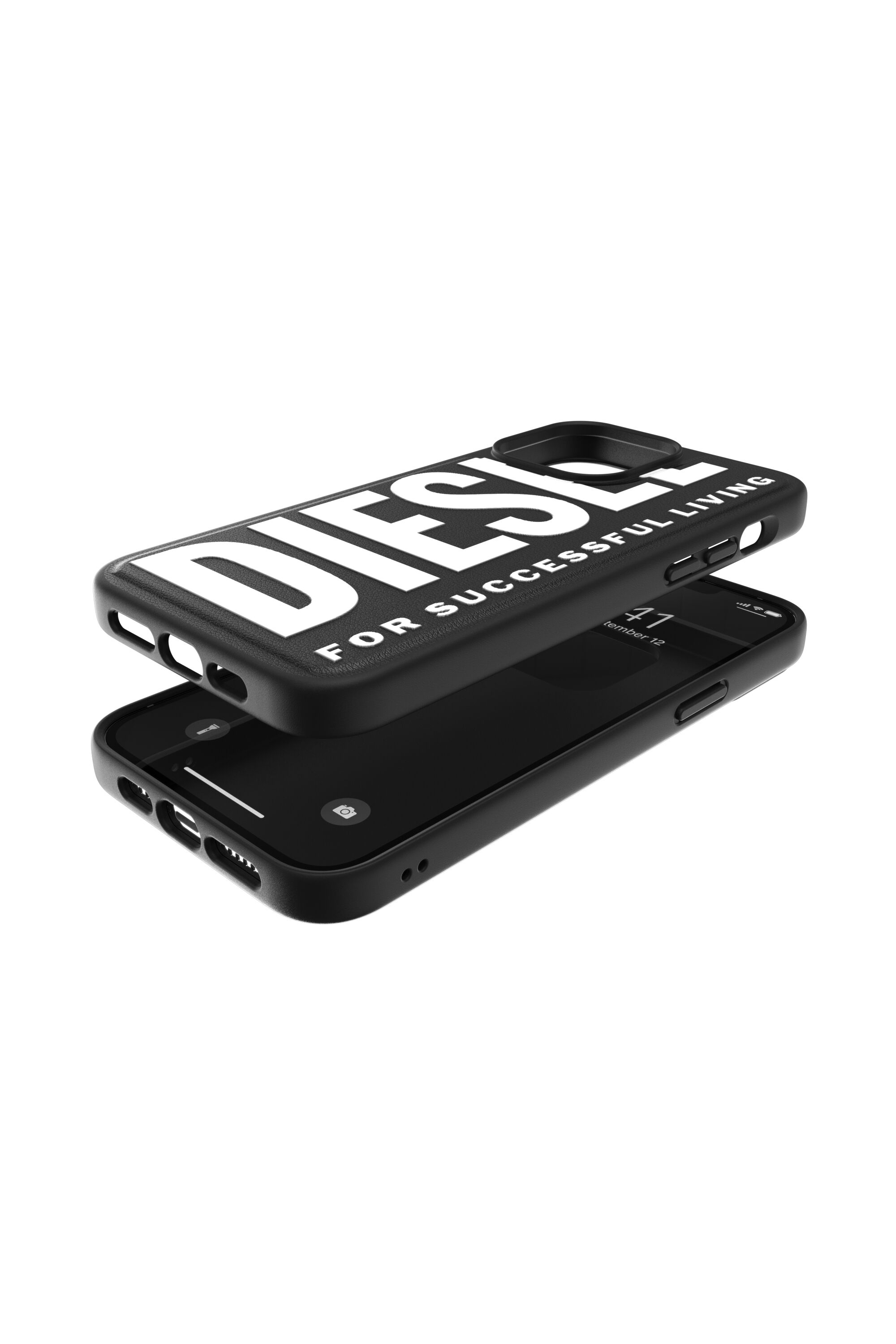 Diesel - 48258 STANDARD CASE, Unisex Handycase für iPhone 13 Pro Max in Schwarz - 3