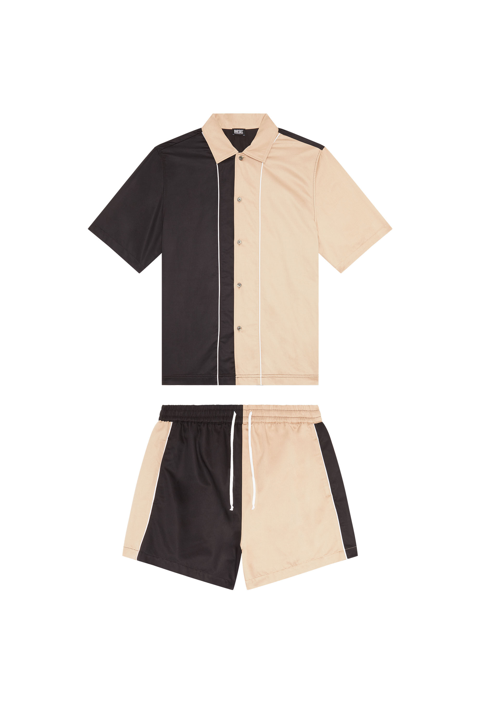 Diesel - UMSET-GONNIE, Schwarz/Beige - Image 1