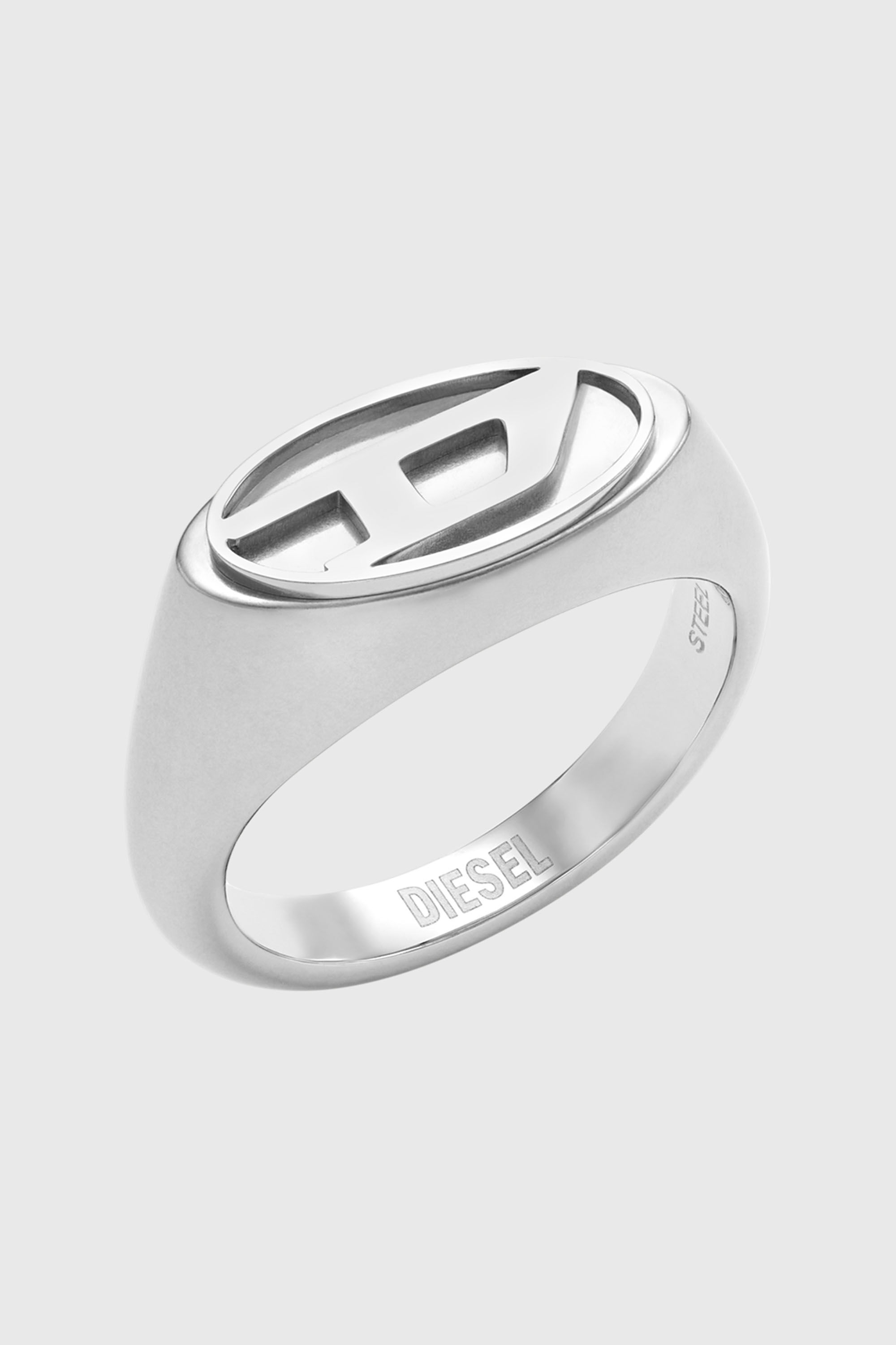 Diesel - DX1475, Unisex Siegelring aus Edelstahl in Silber - 1