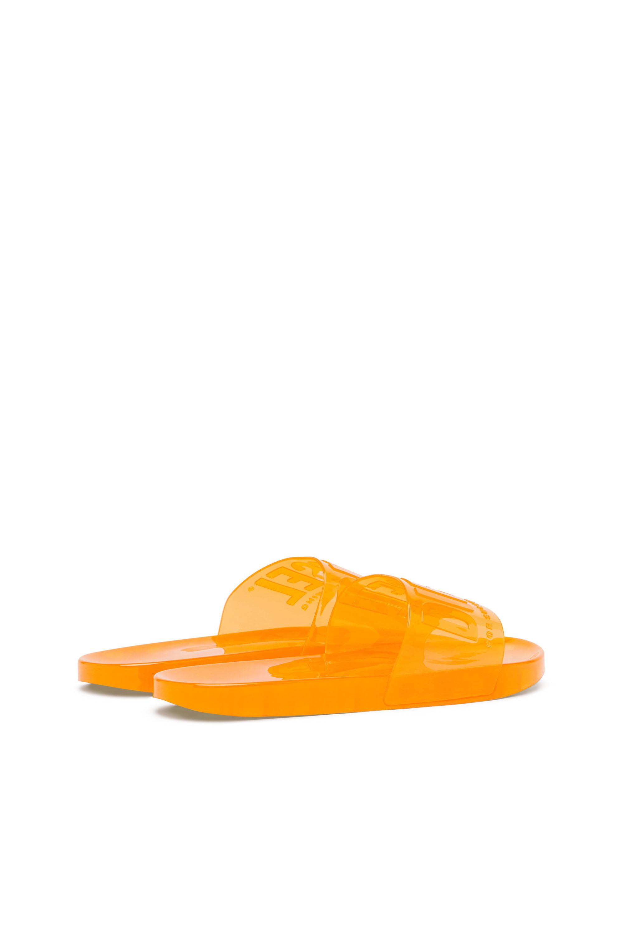 Diesel - SA-KARAIBI GL X, Damen Sa-Karaibi-Bade-Slides aus transparentem PVC in Orange - Image 3