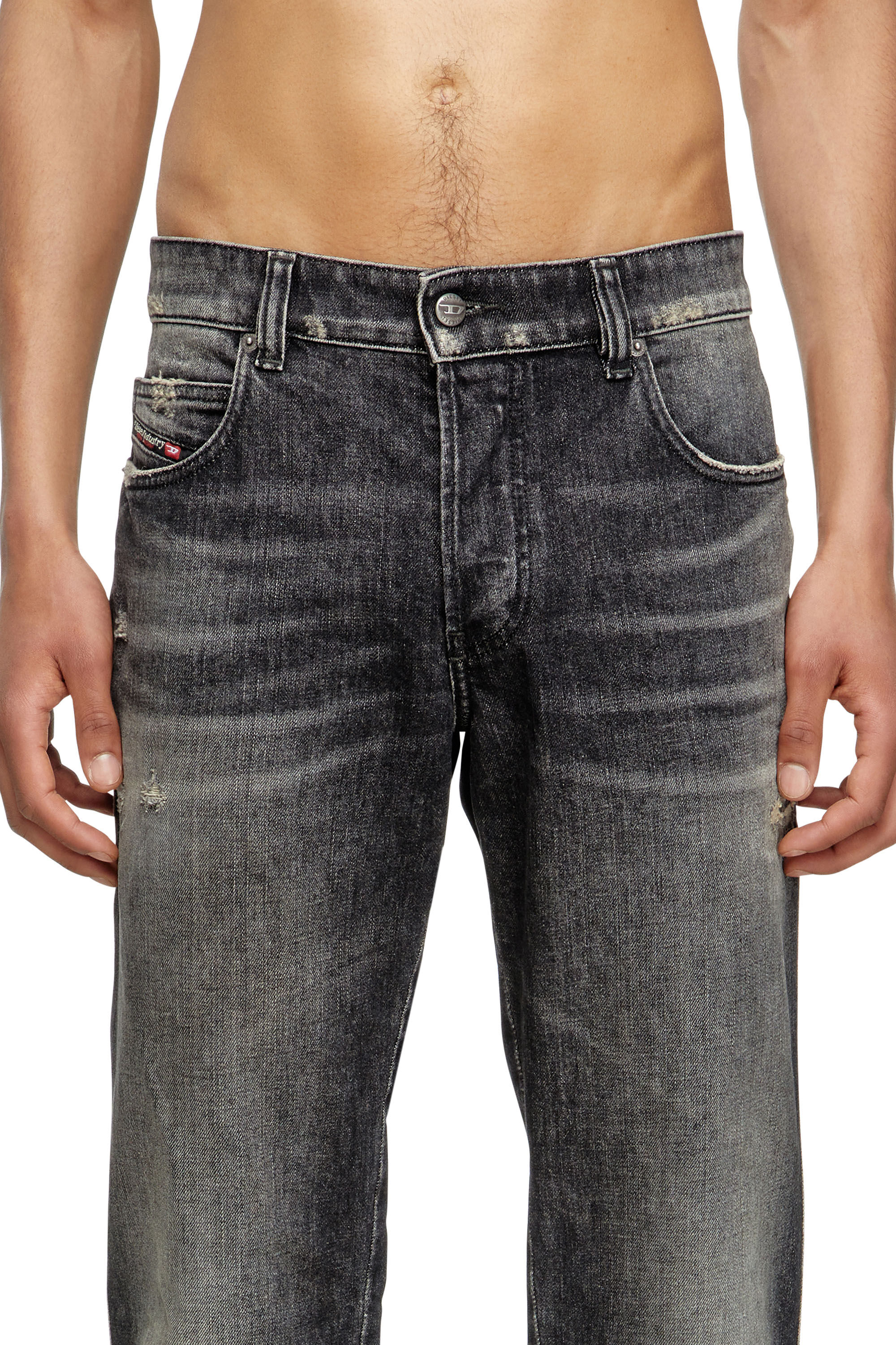 Diesel - Herren Slim Jeans 1993 D-Vyl 09M54, Schwarz/Dunkelgrau - 5