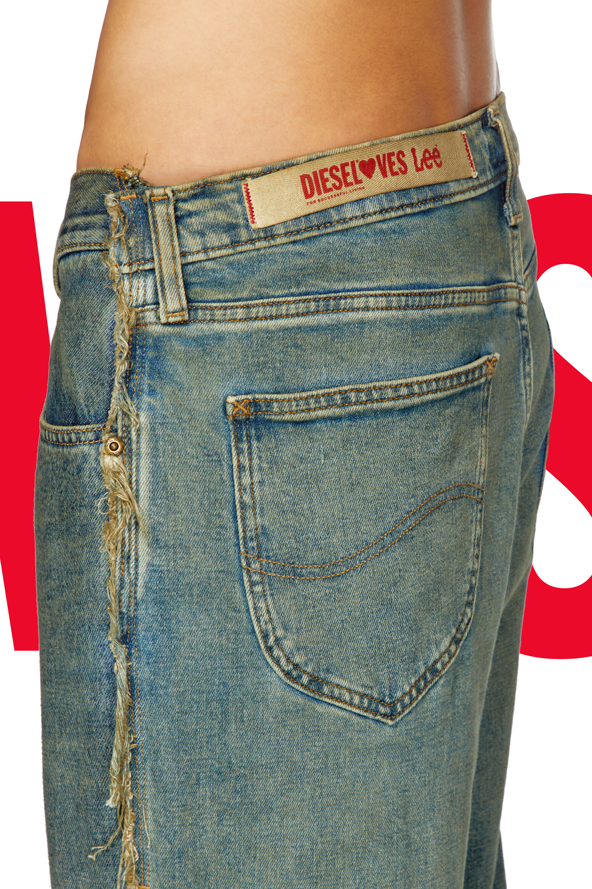 Diesel - Herren Regular Jeans Dieseloves 03 09M98, Dunkelblau - 4