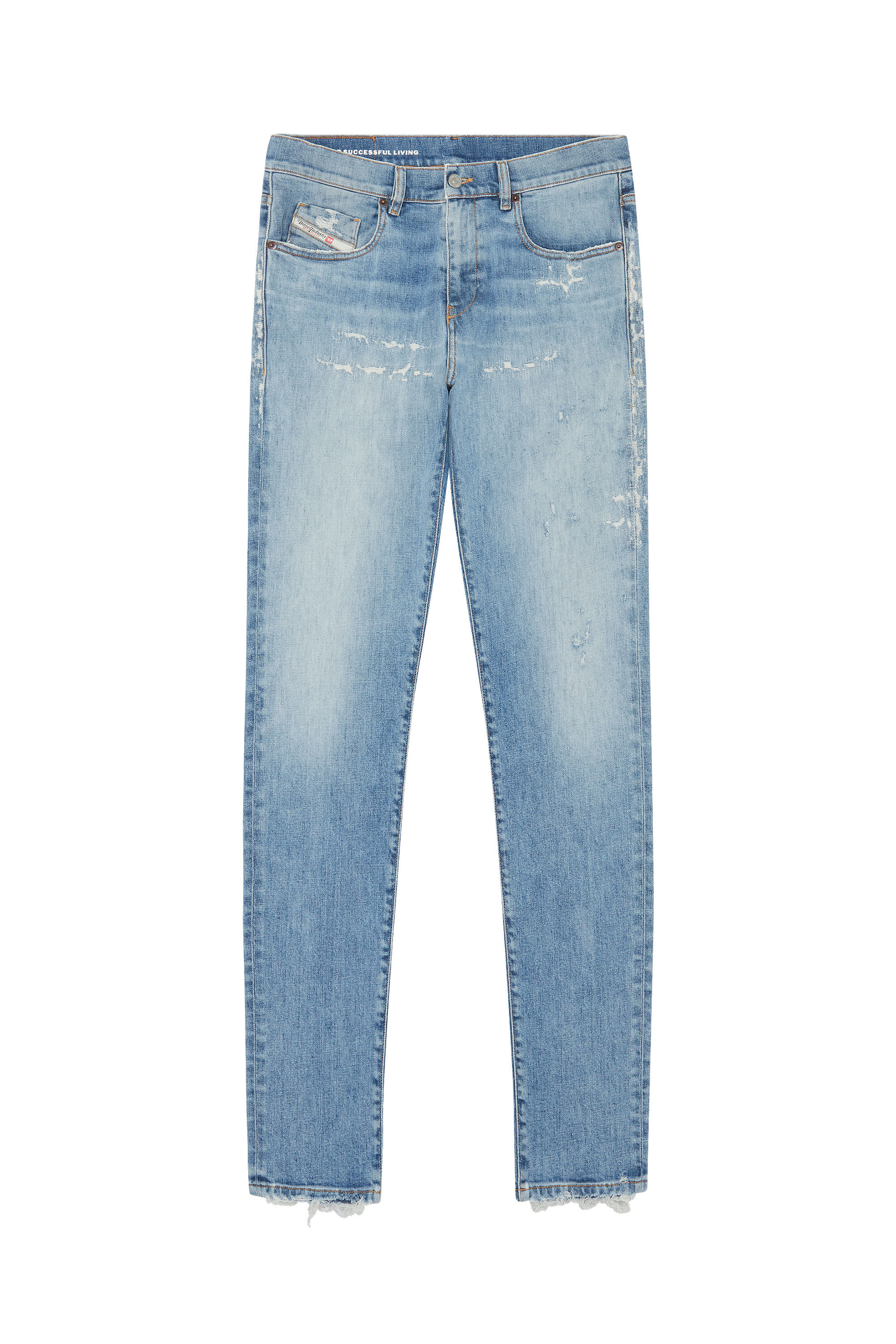 Diesel - Slim Jeans 2019 D-Strukt 09E73, Hellblau - Image 2