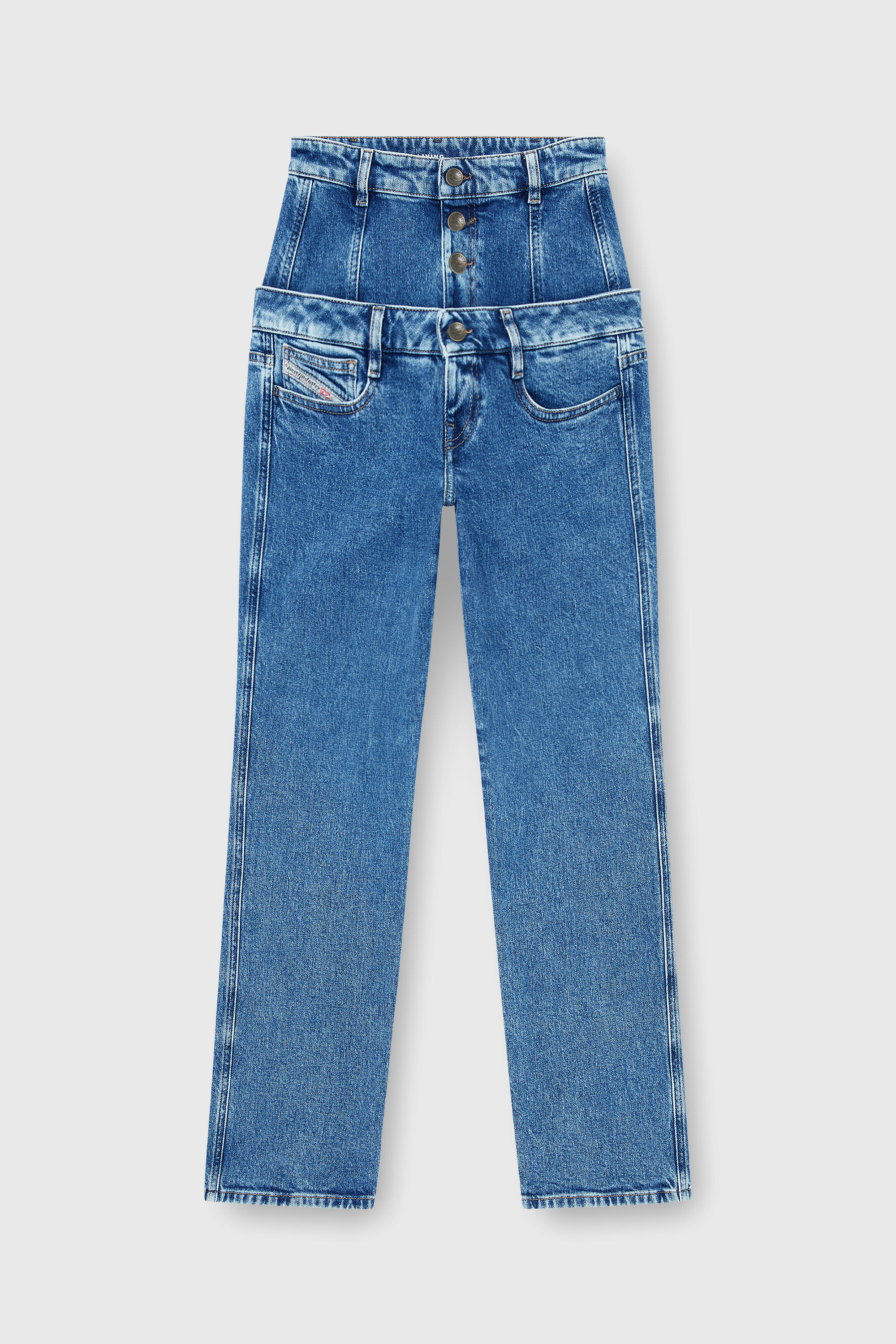 Diesel - Damen Slim Jeans D-Fynora 007EU, Mittelblau - 6