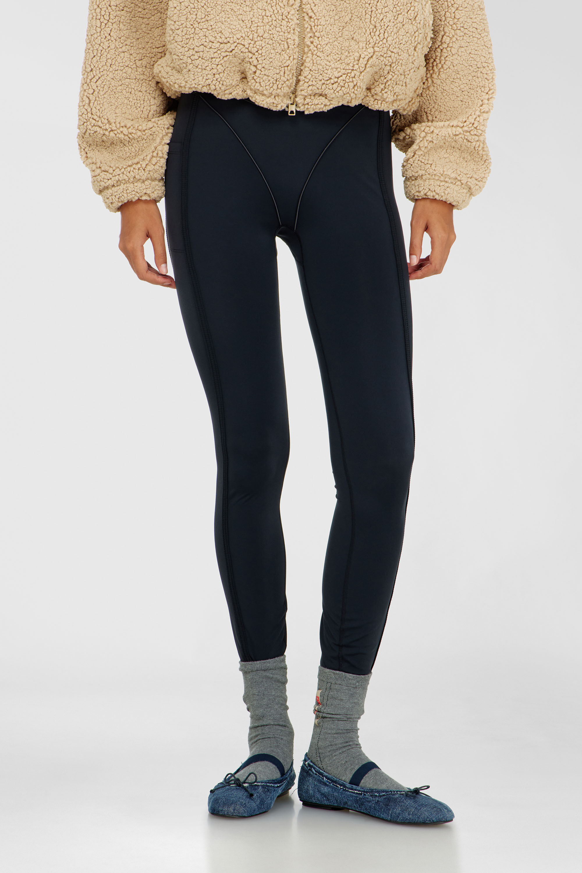 Diesel - FELICIA-UTLT, Damen Leggings aus Mikrofaser in null - 4