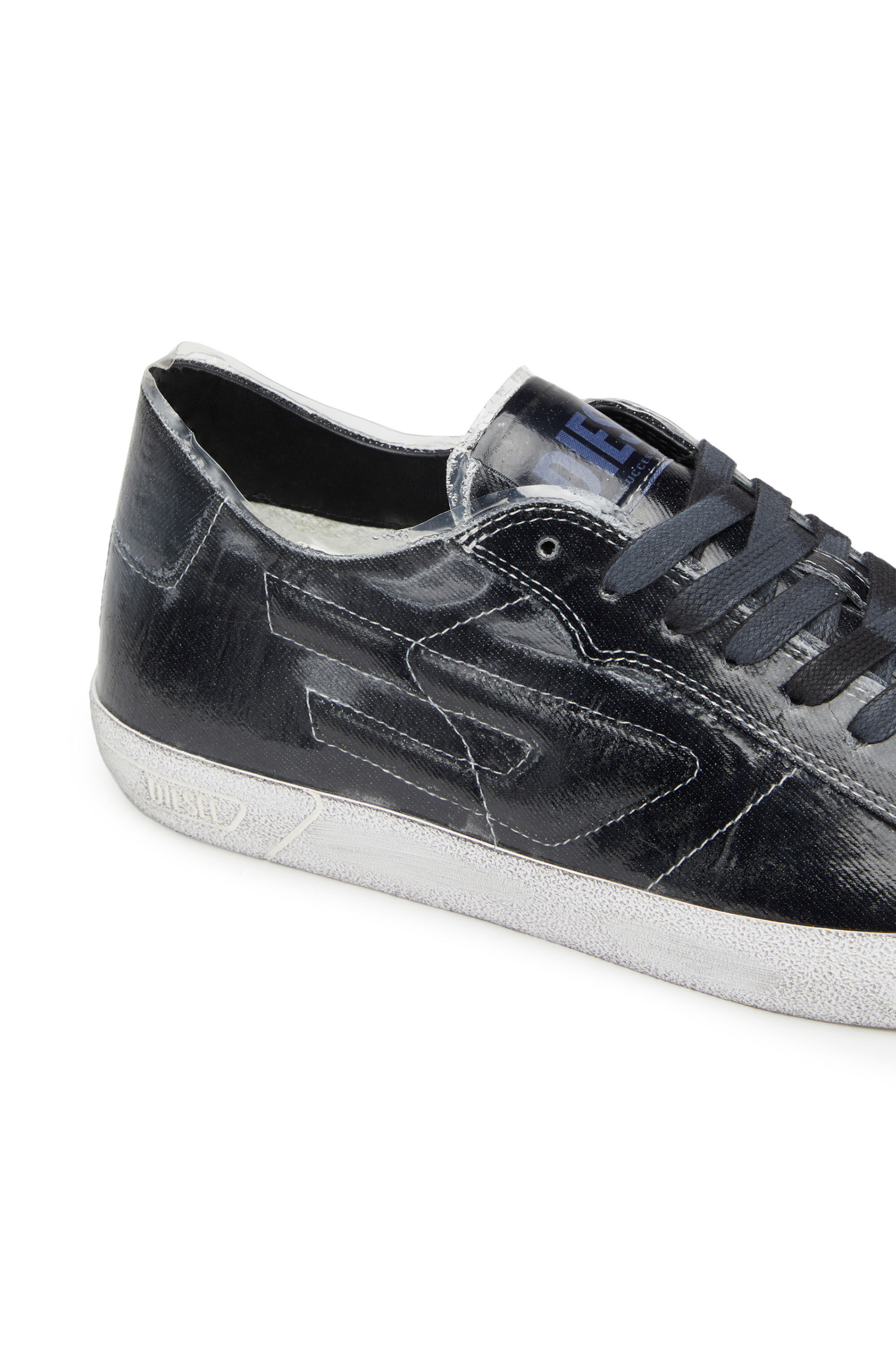 Diesel - S-LEROJI LOW W, Damen S-Leroji Low W - Sneakers aus Canvas mit Overlay aus TPU in Schwarz - 6