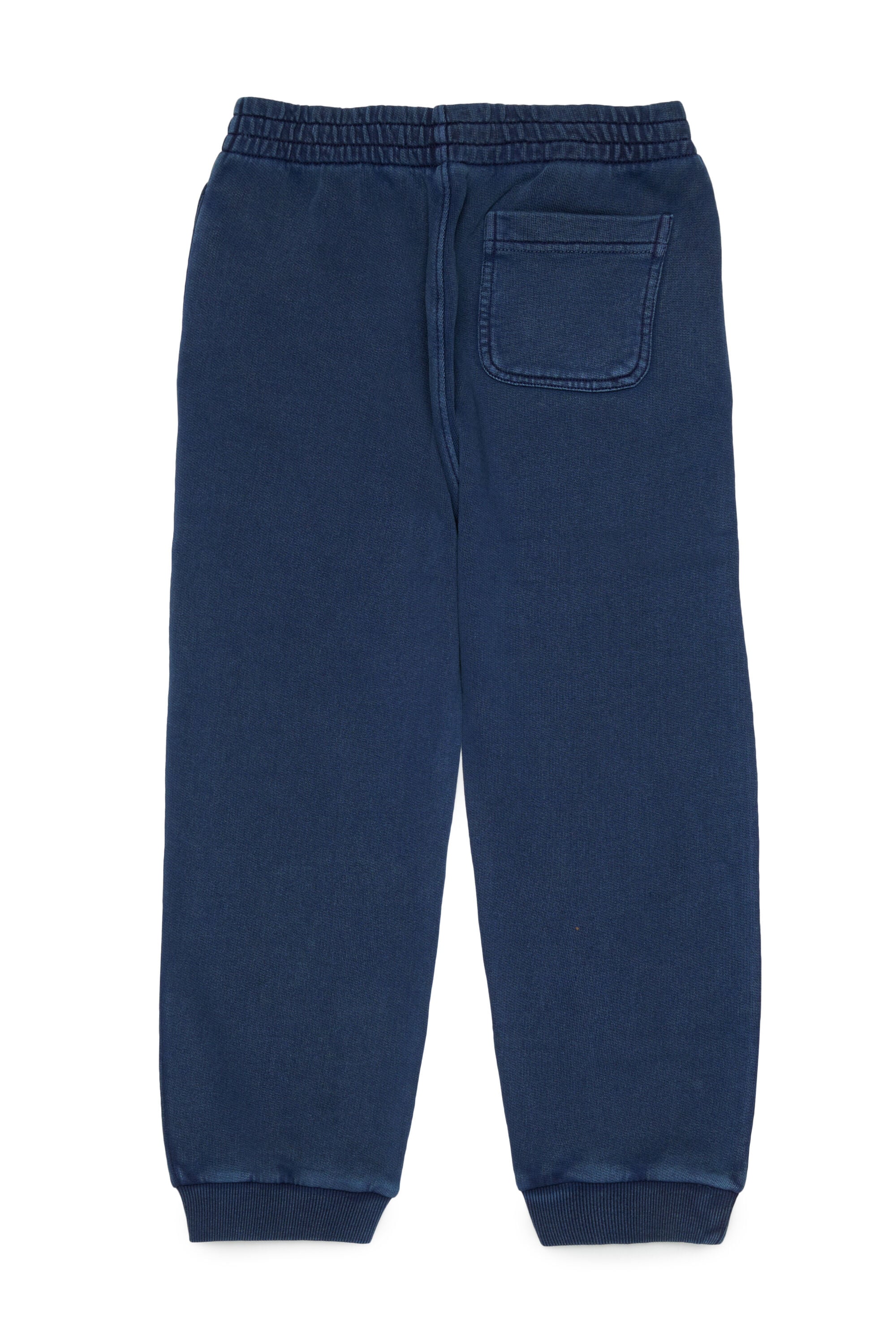 Diesel - PTISEL, Man's Cotton sweatpants with logo print in Dark Blue - 2