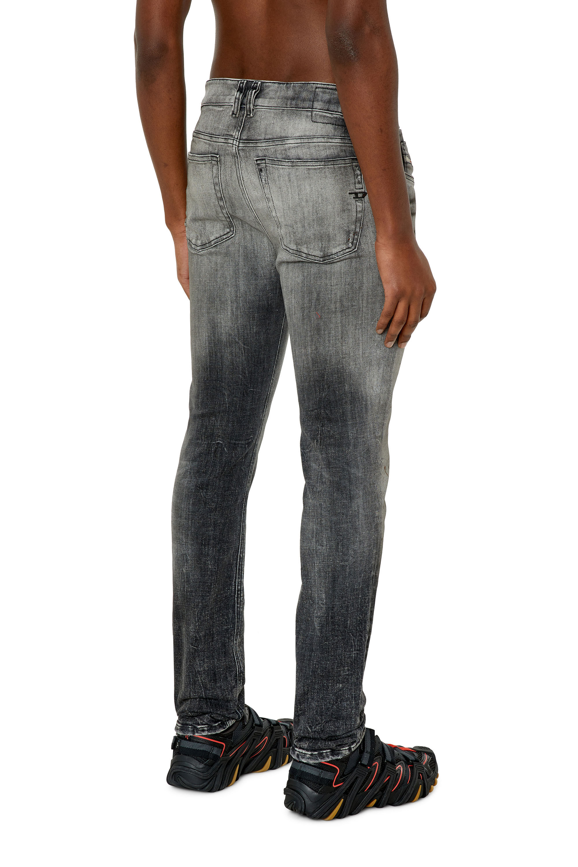 Diesel - Herren Skinny Jeans 1979 Sleenker 09E70, Schwarz/Dunkelgrau - 4