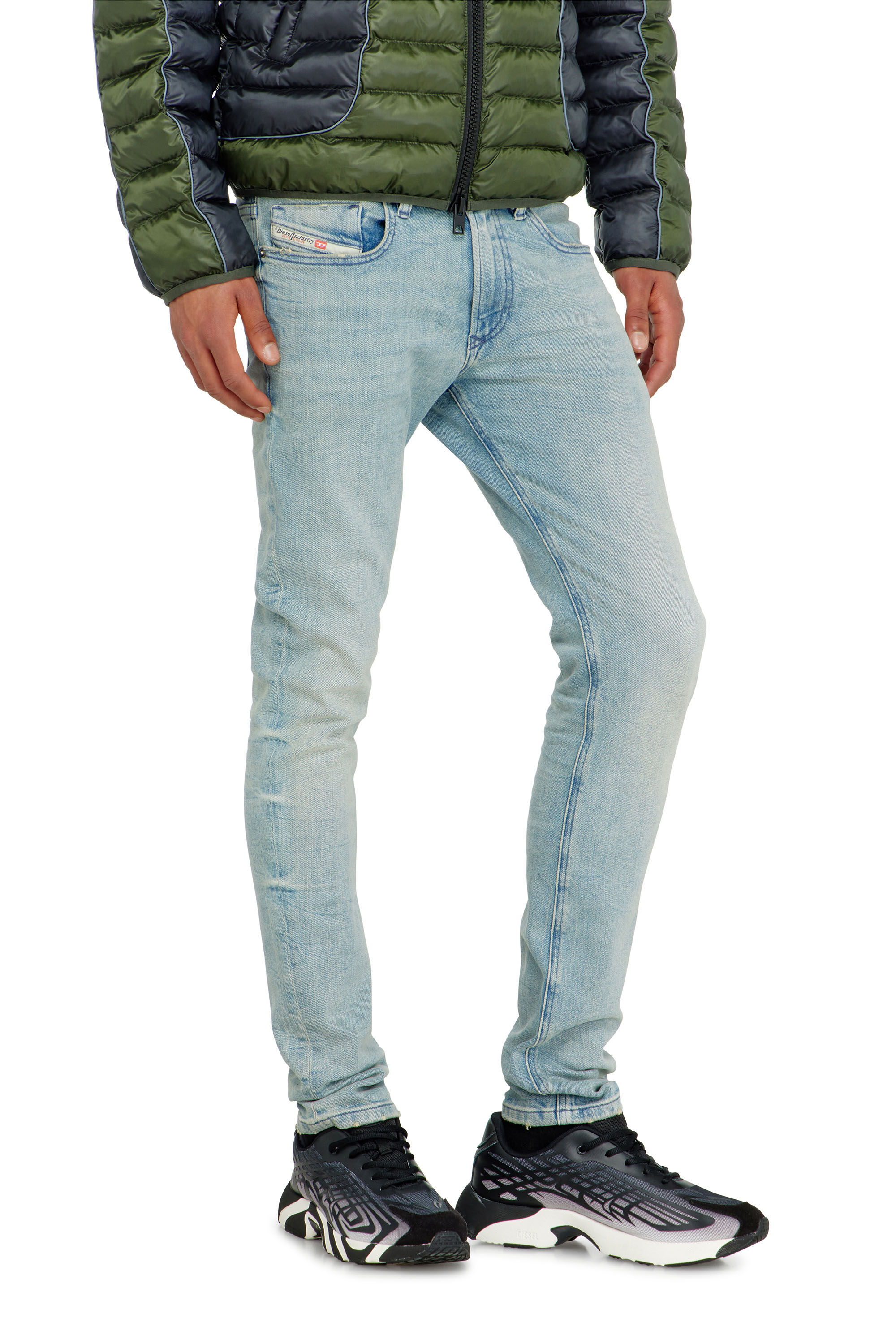 Diesel - Man's Skinny Jeans 1979 Sleenker 0KBBF, Light Blue - 7