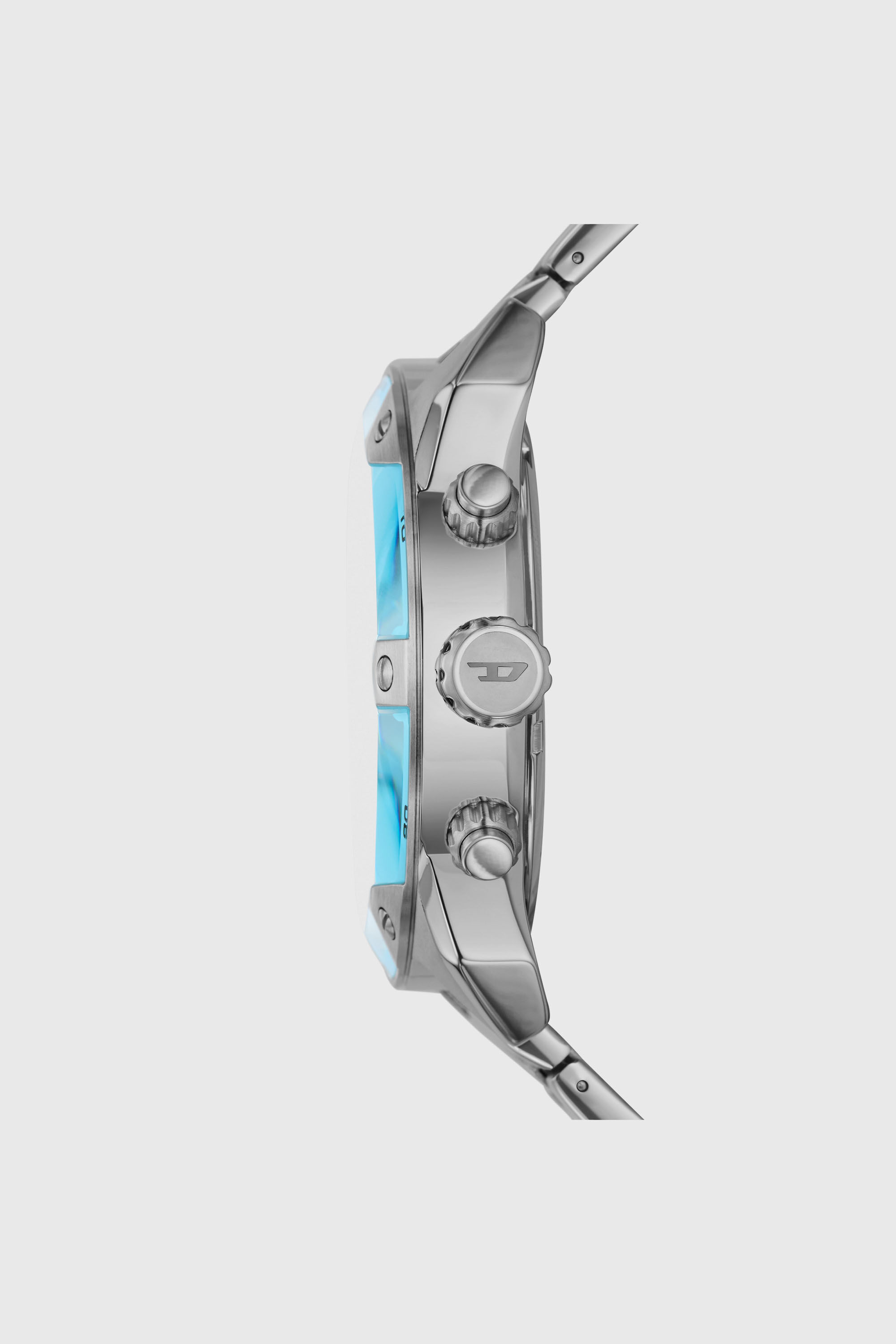 Diesel - DZ4655, Herren Spiked Chronograph Edelstahl in Silber - 3