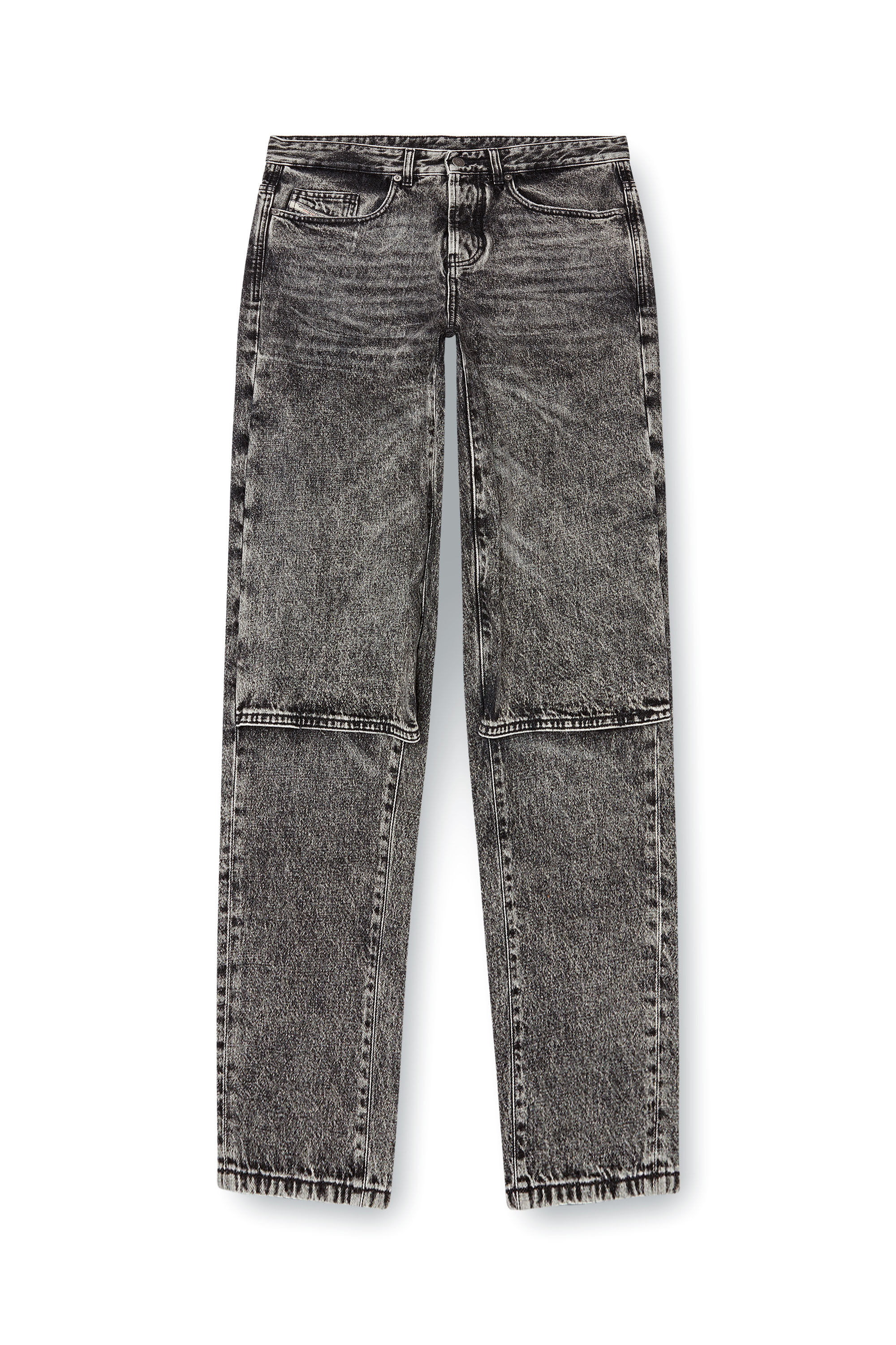 Diesel - Herren Regular Jeans D-Malon 0CBDE, Schwarz/Dunkelgrau - 2