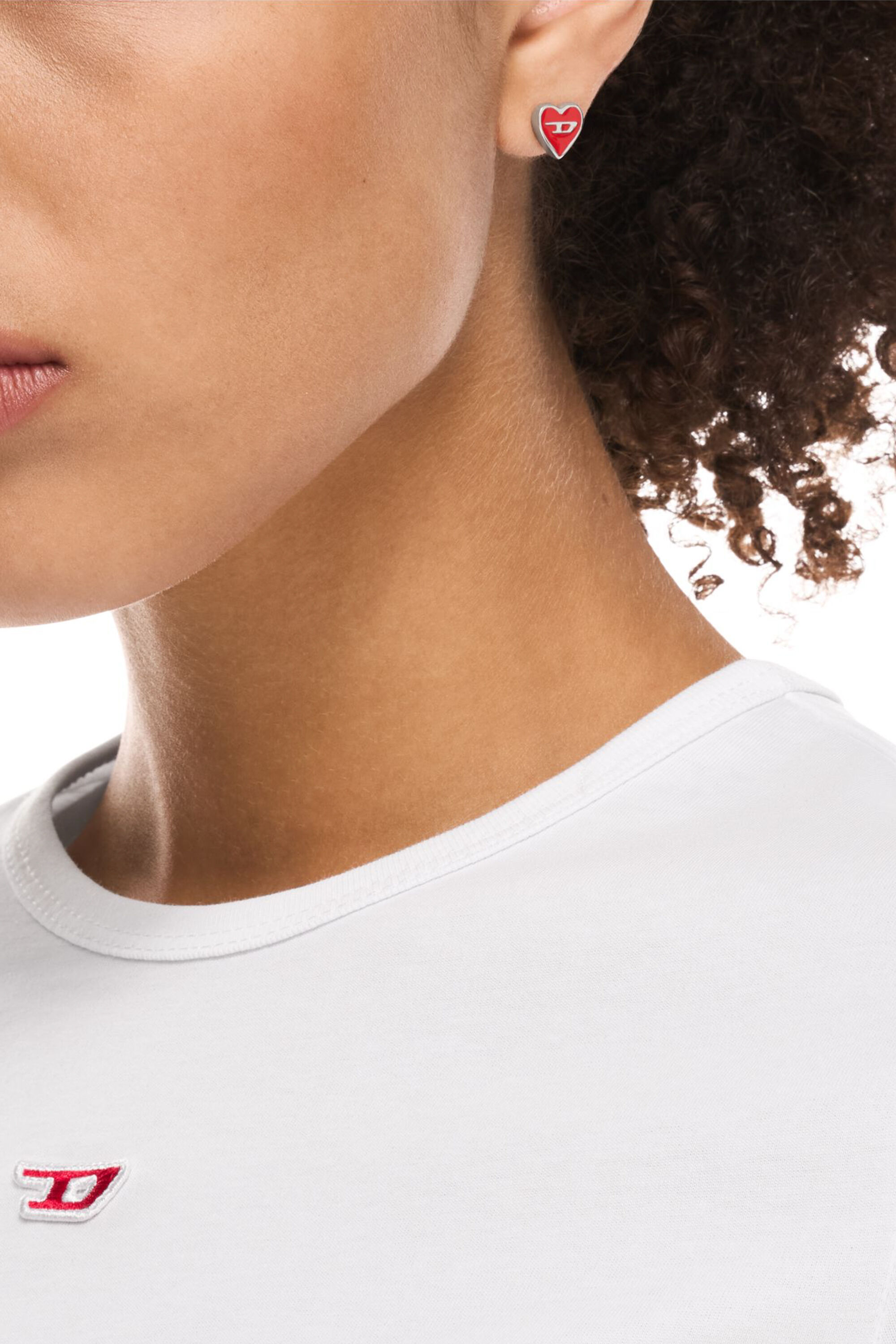 Diesel - DX166740 JEWELLERY, Unisex Ohrstecker aus Edelstahl in Silber - 3