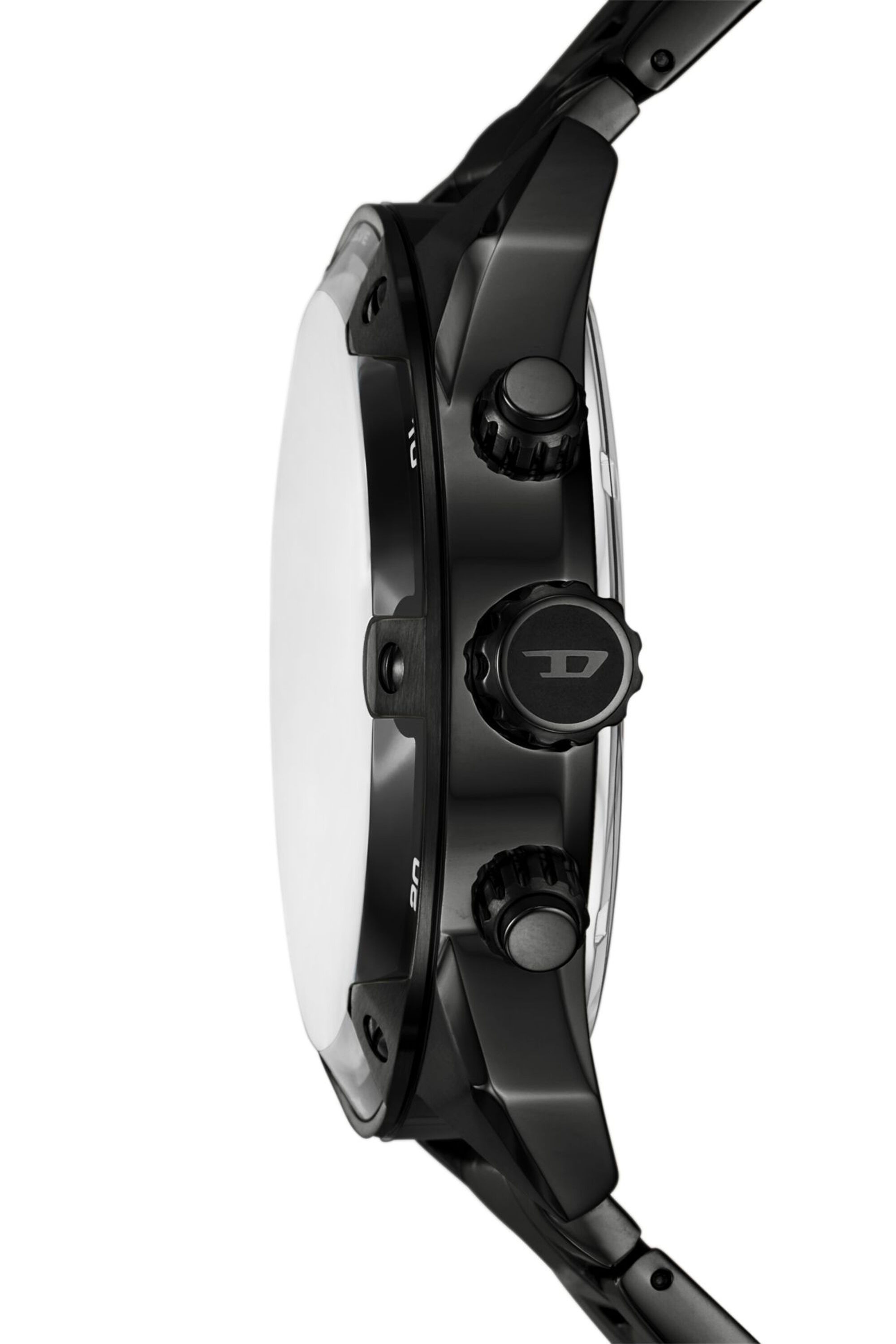 Diesel - DZ4691 WATCH, Man's Spiked black stainless steel watch in Black - 3