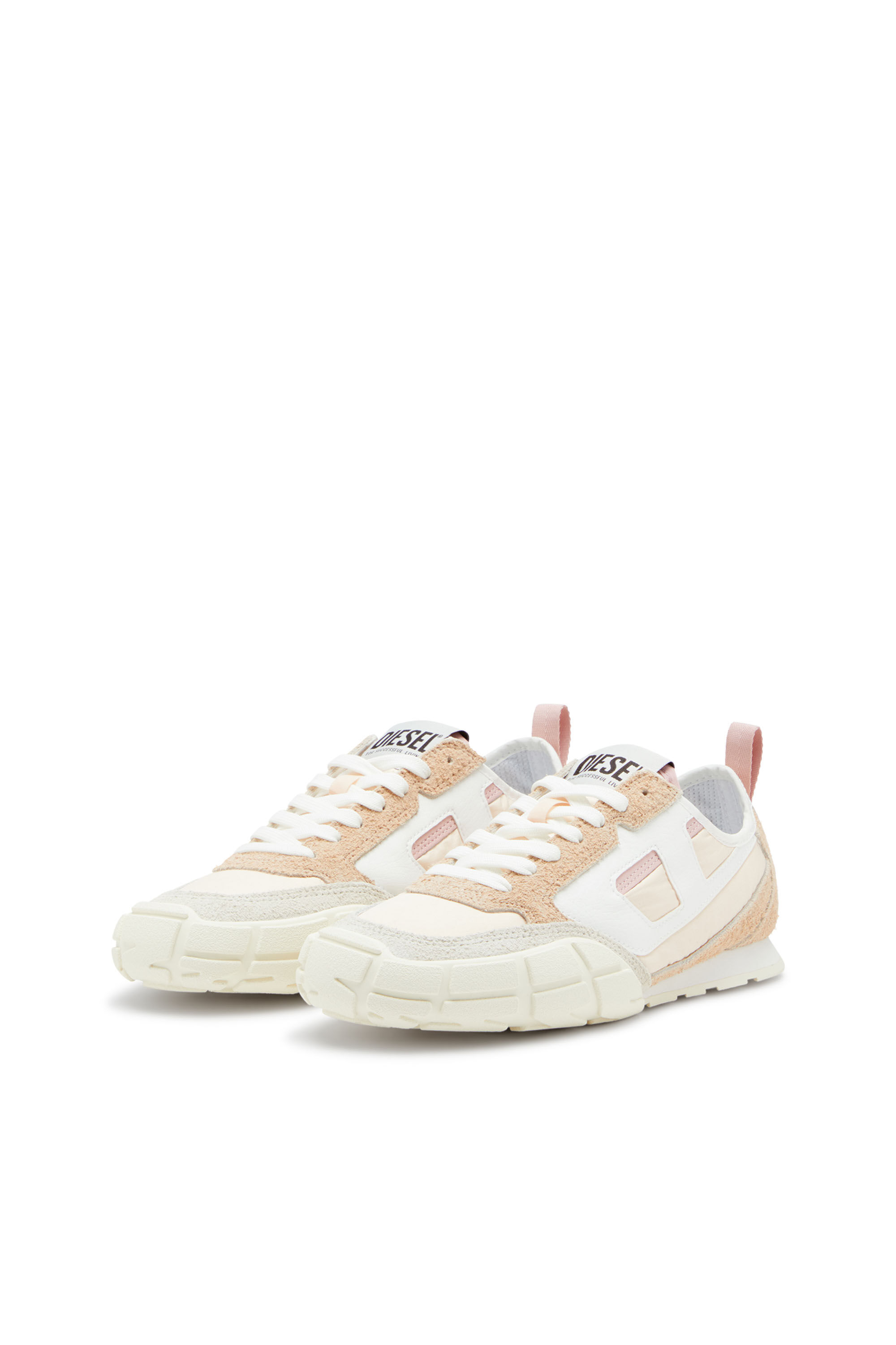 Diesel - S-PAGODHA LOW W, Damen Sneakers aus Leder, Wildleder und Ripstop in null - 8
